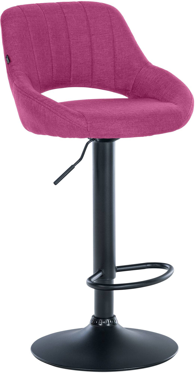 Barhocker Milet Stoff schwarz