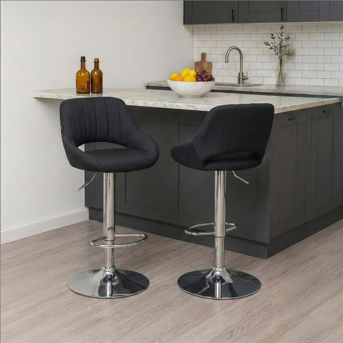 2er Set Barhocker Milet Stoff C – Ansicht 3