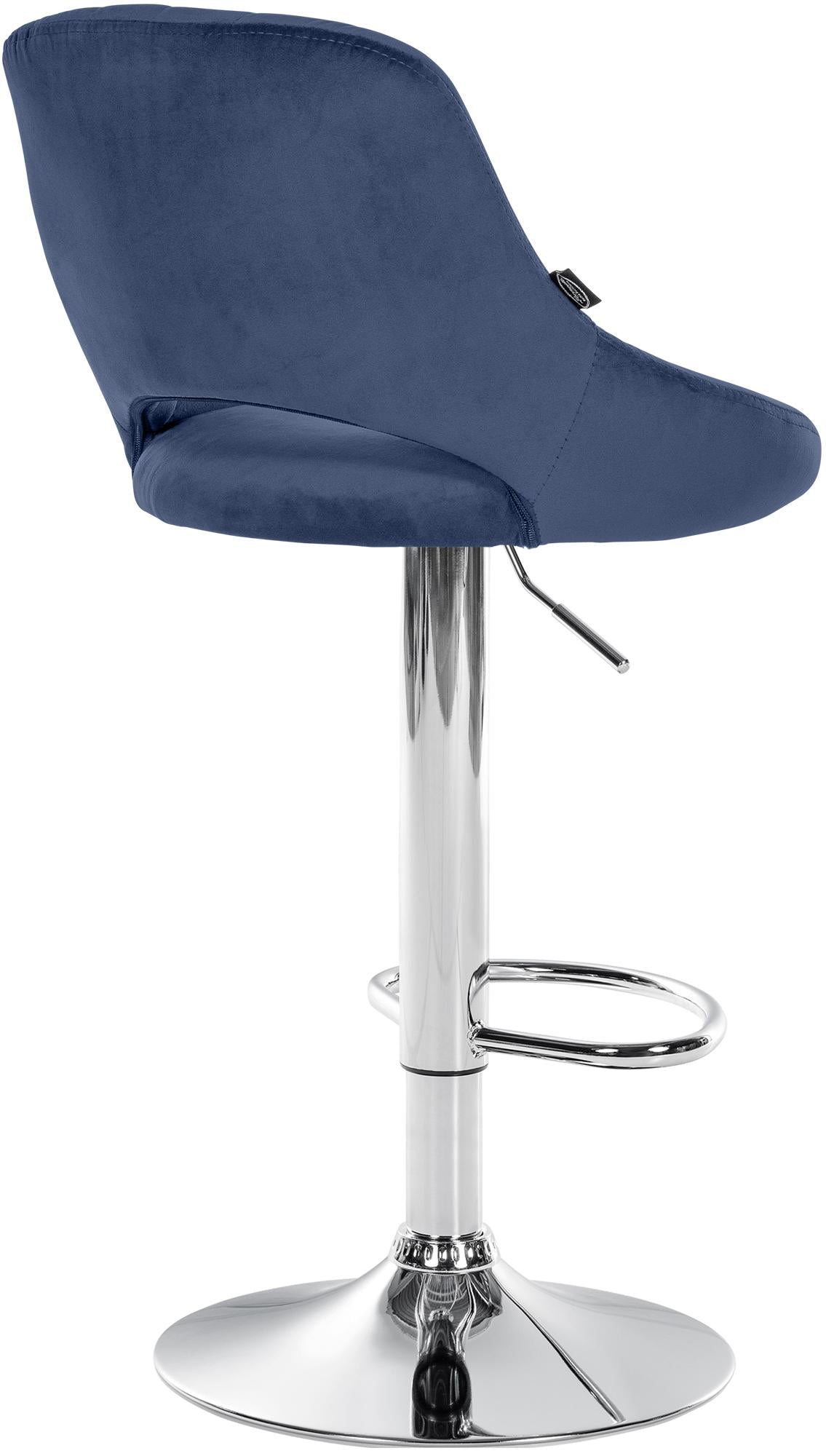 Barhocker Milet Samt chrom – Ansicht 6