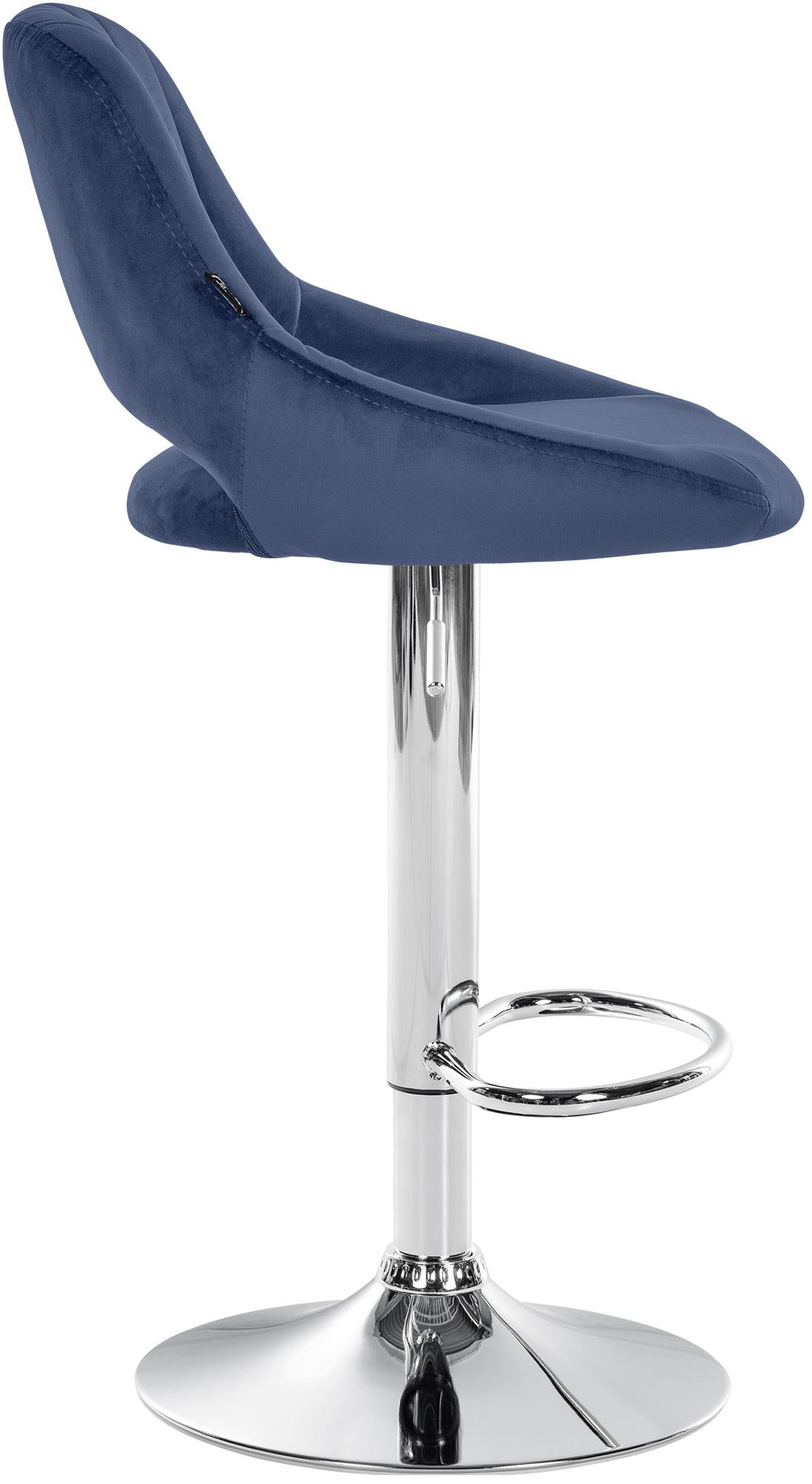 Barhocker Milet Samt chrom – Ansicht 5