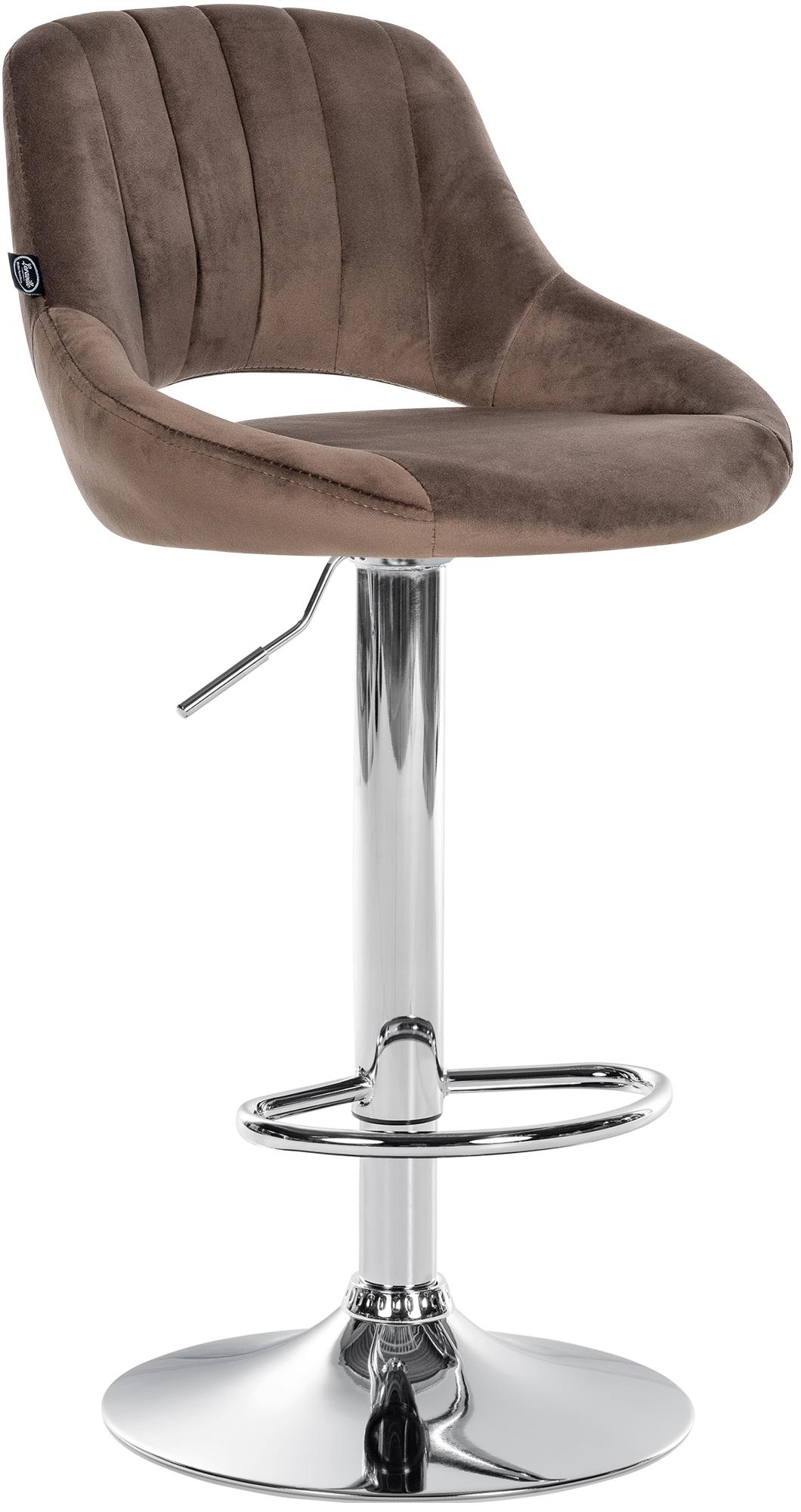 Barhocker Milet Samt chrom – Ansicht 8