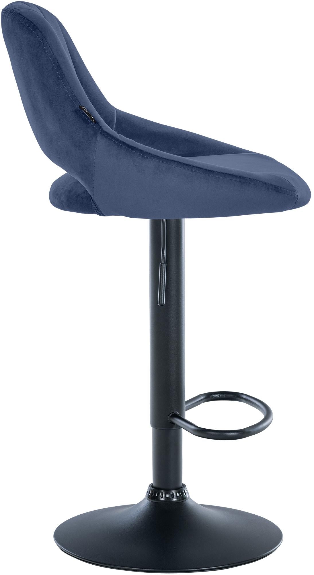 Barhocker Milet Samt schwarz – Ansicht 5