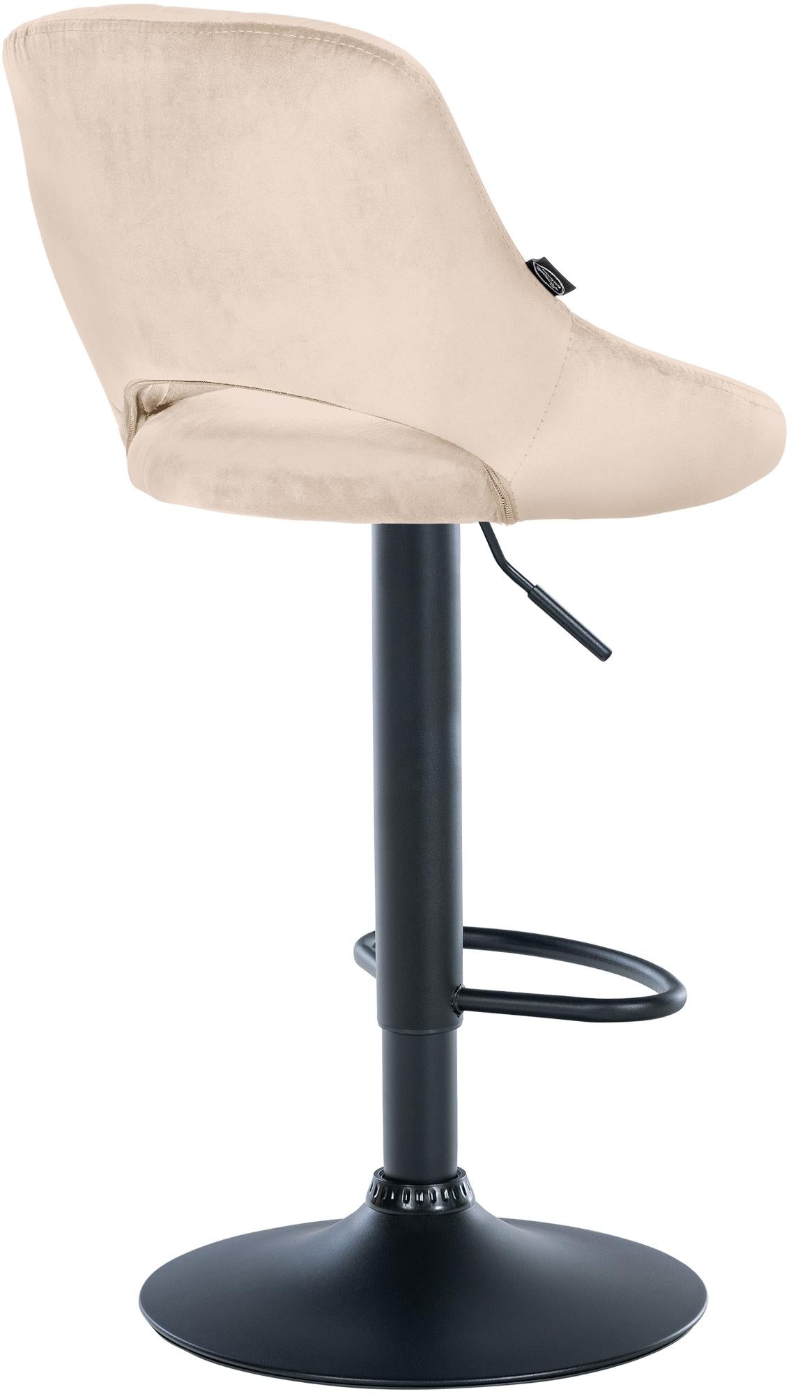Barhocker Milet Samt schwarz – Ansicht 20