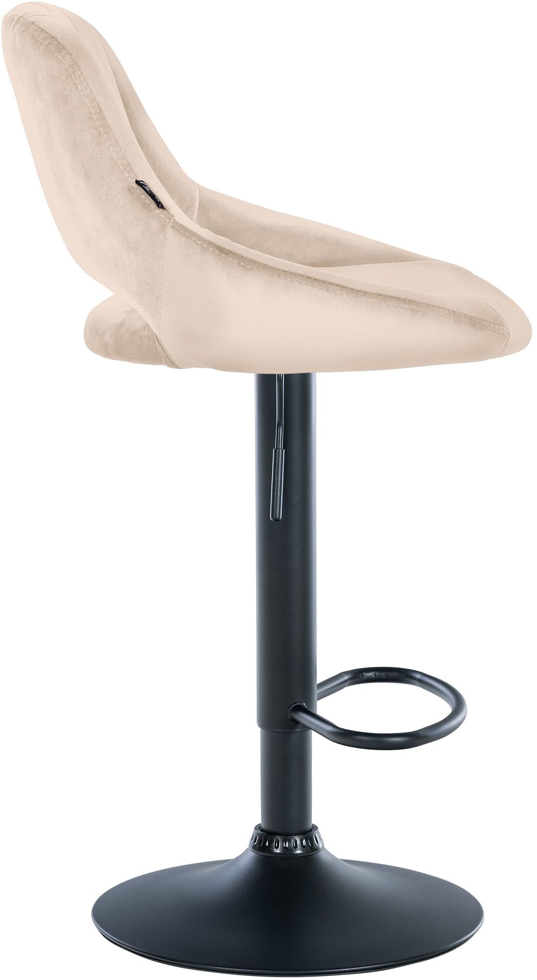 Barhocker Milet Samt schwarz – Ansicht 19