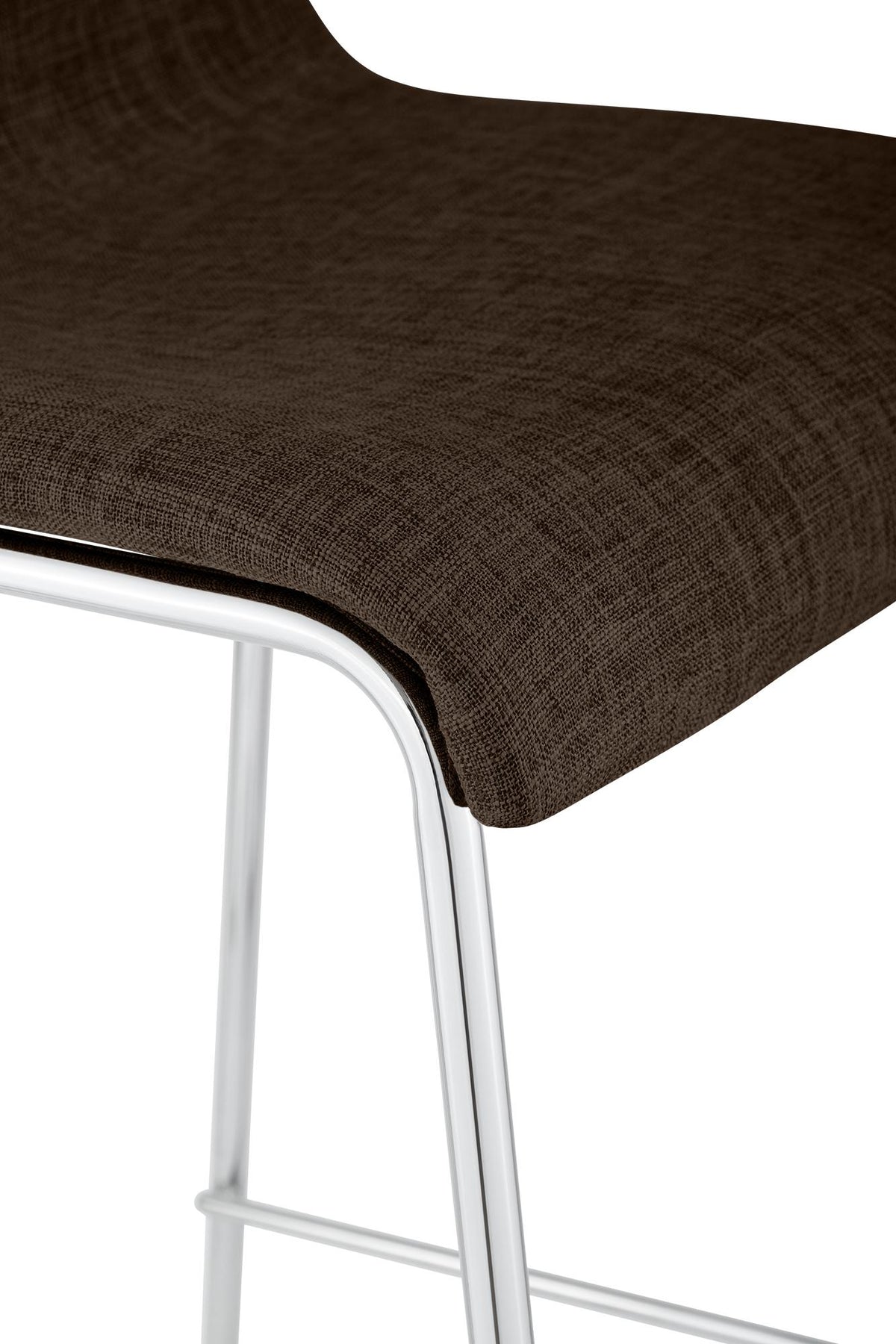 Barhocker Hoover Stoff 4-Fuß Gestell Chrom – Ansicht 14