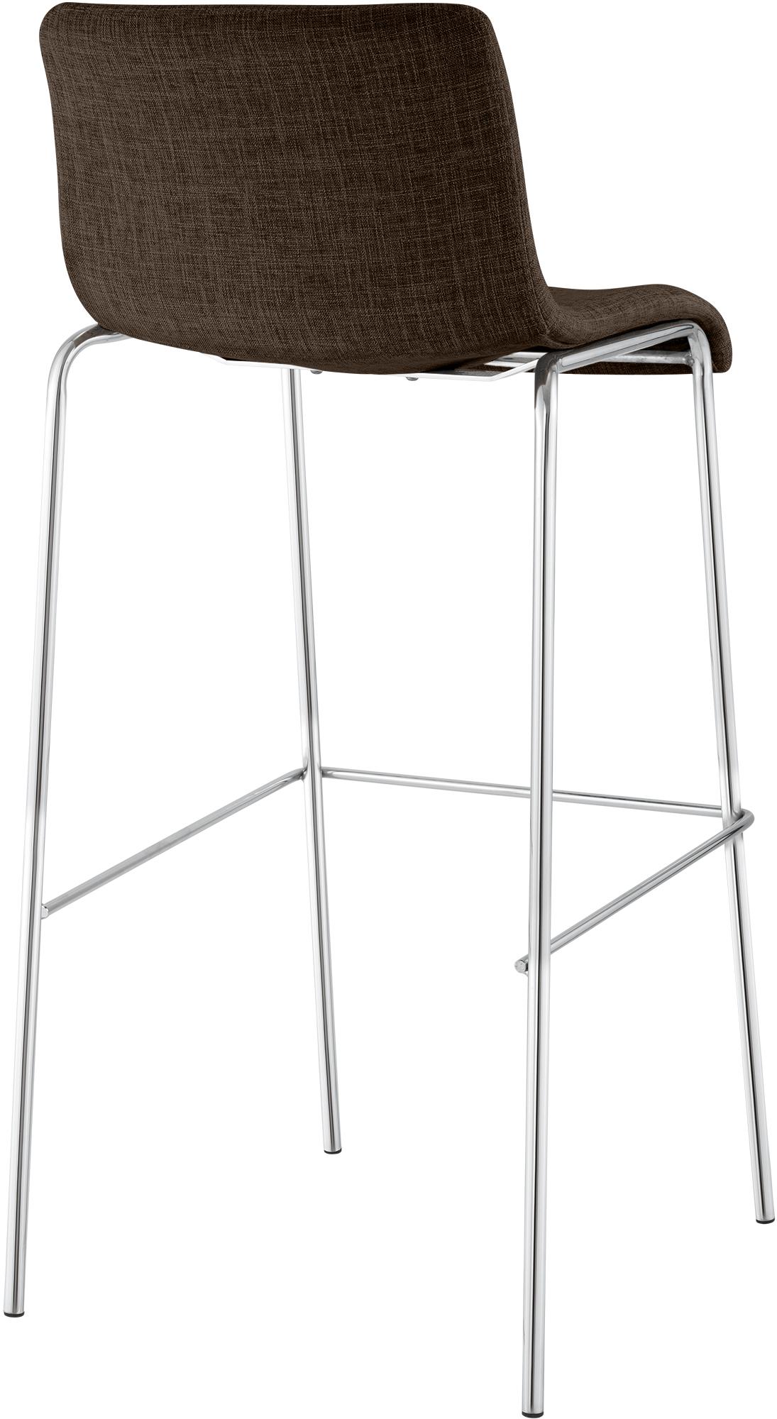 Barhocker Hoover Stoff 4-Fuß Gestell Chrom – Ansicht 13