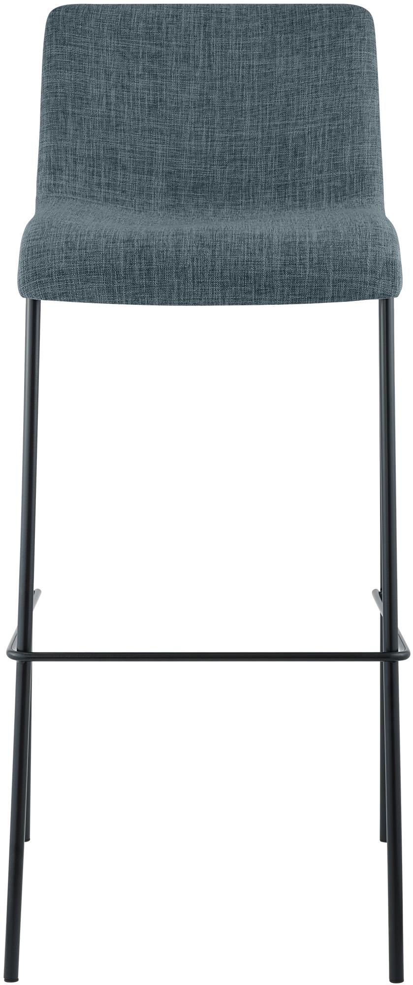 Barhocker Hoover Stoff 4-Fuß Gestell schwarz – Ansicht 4