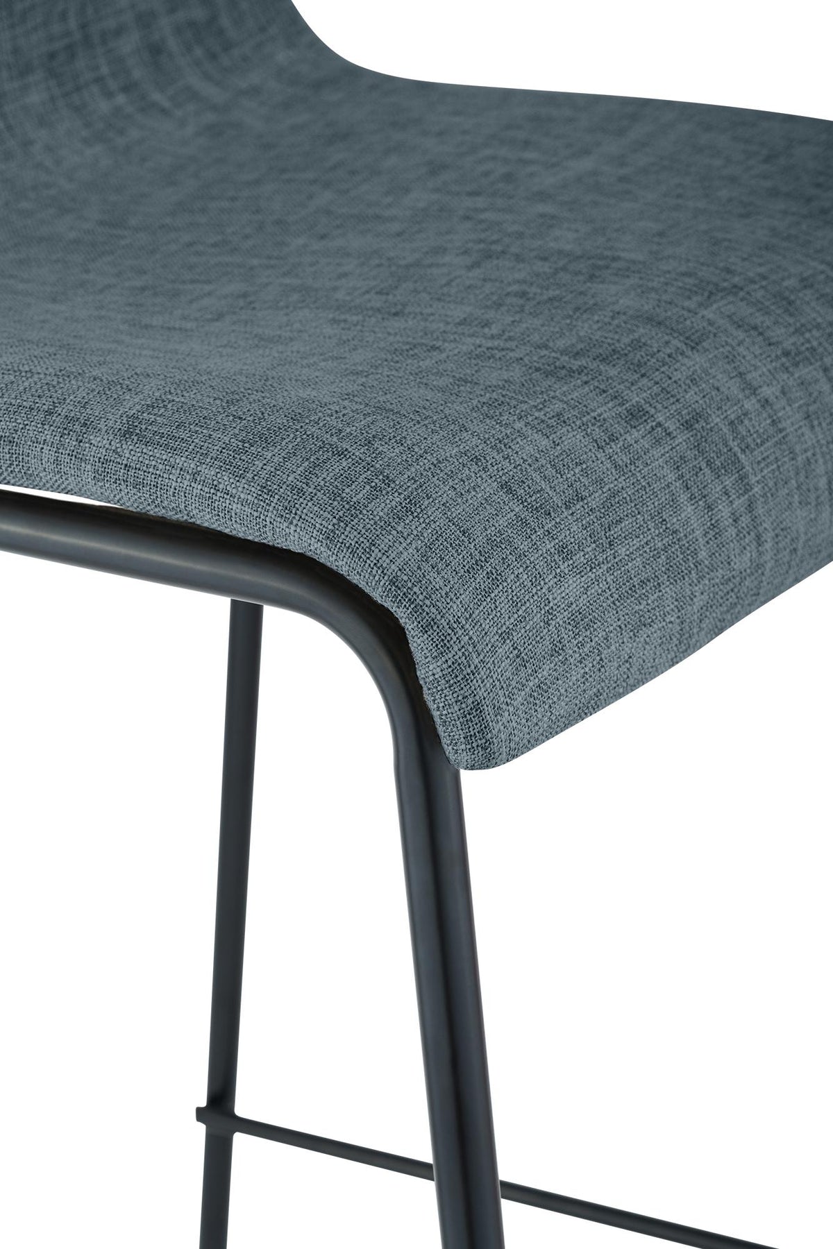 Barhocker Hoover Stoff 4-Fuß Gestell schwarz – Ansicht 7