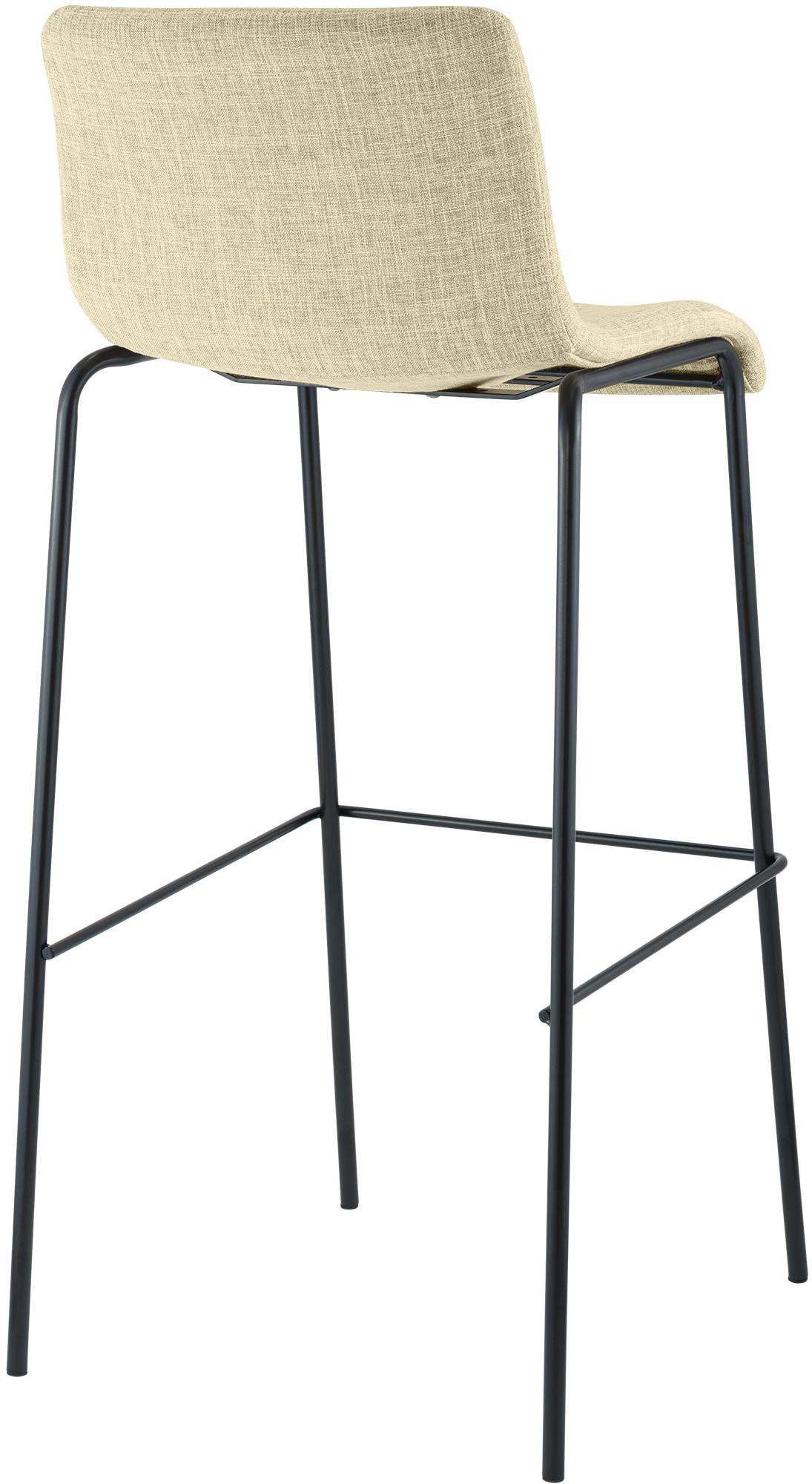 Barhocker Hoover Stoff 4-Fuß Gestell schwarz – Ansicht 20
