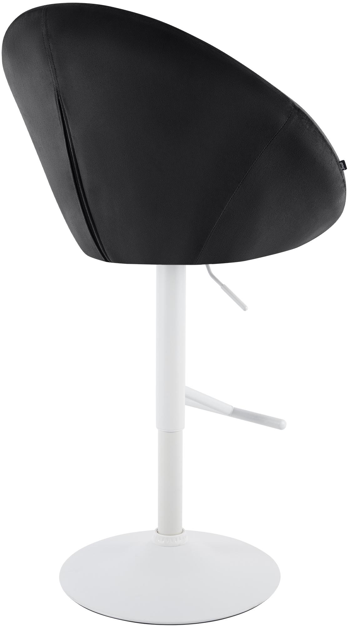 Barhocker London Samt weiß – Ansicht 20