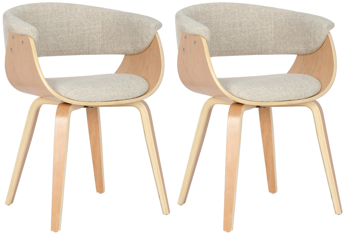 2er Set Stühle Bruce Stoff