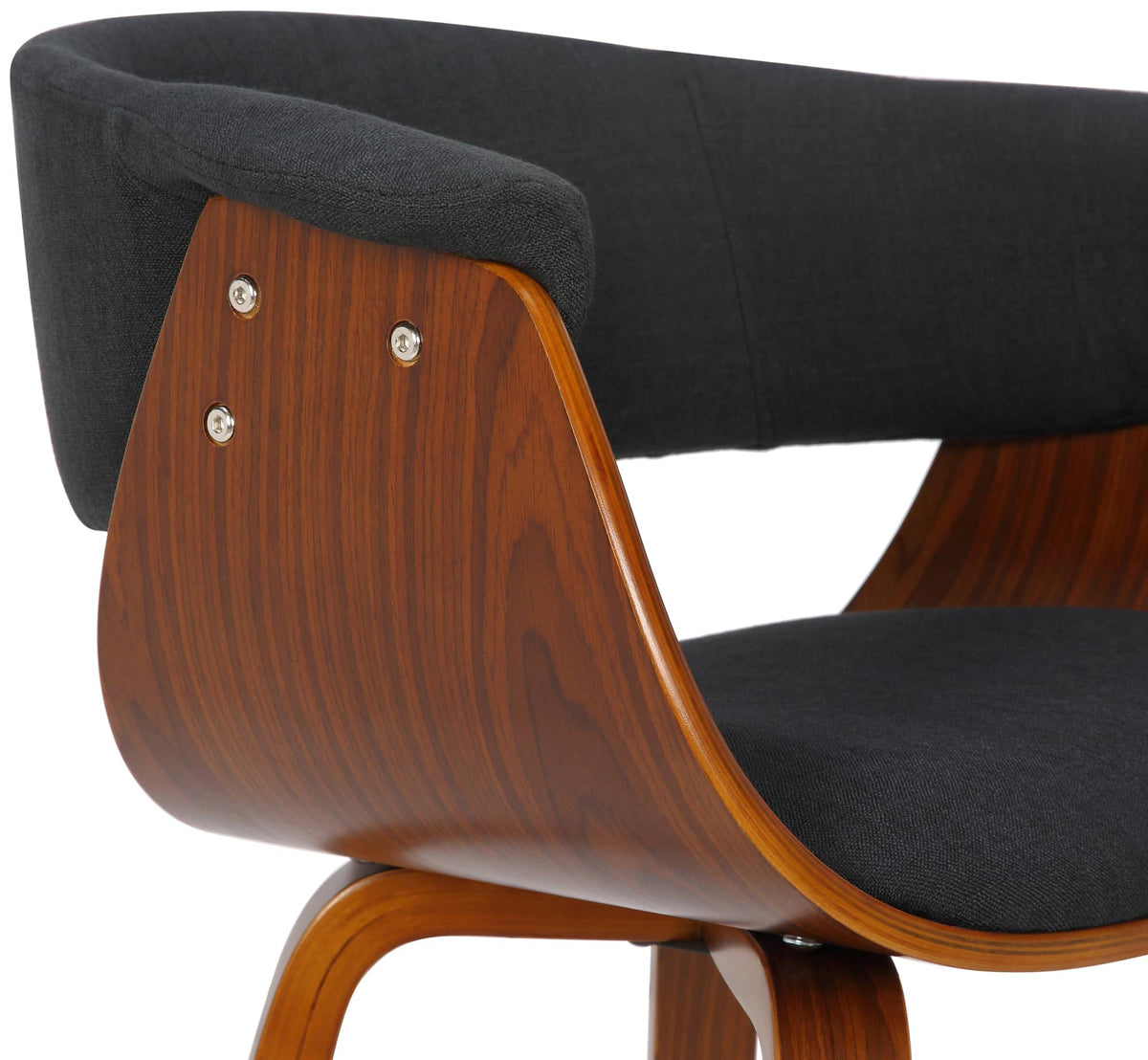 Stuhl Bruce Stoff walnuss – Ansicht 7