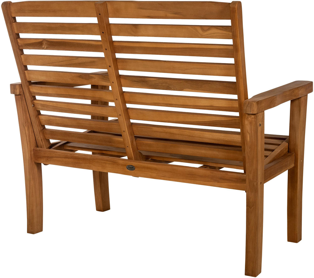Reclining Teakbank Nicosia 120 cm – Ansicht 6