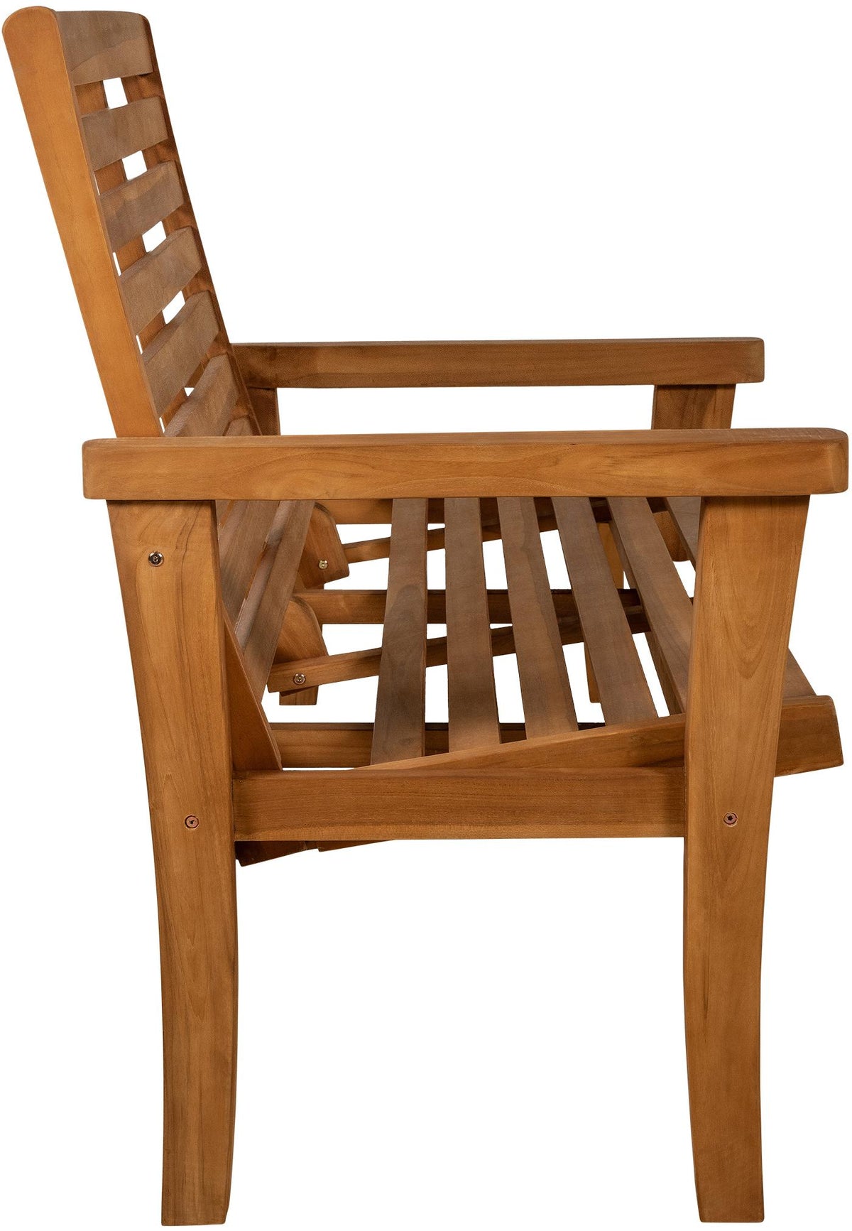 Reclining Teakbank Nicosia 120 cm – Ansicht 5