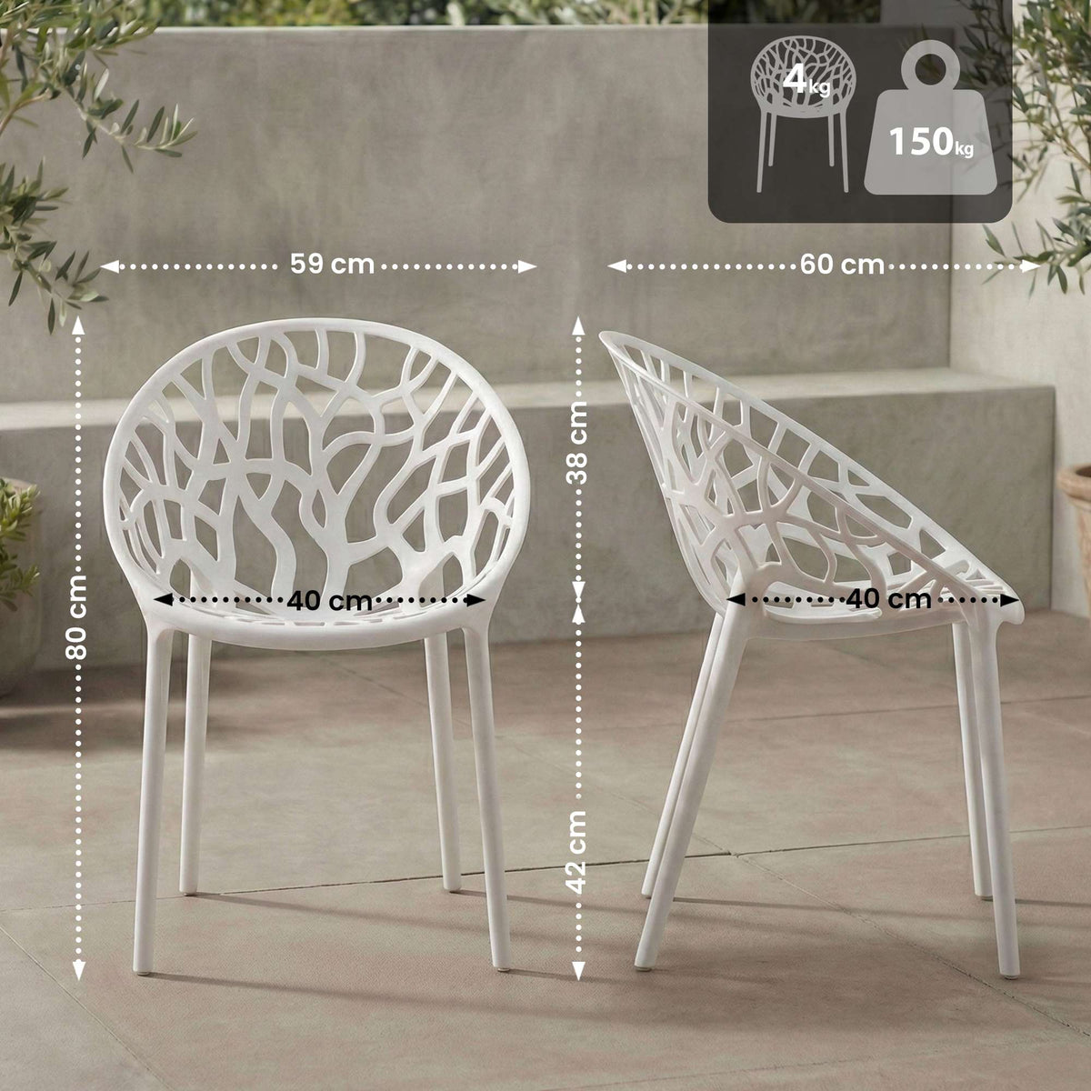 4er Set Stuhl Hope – Ansicht 2