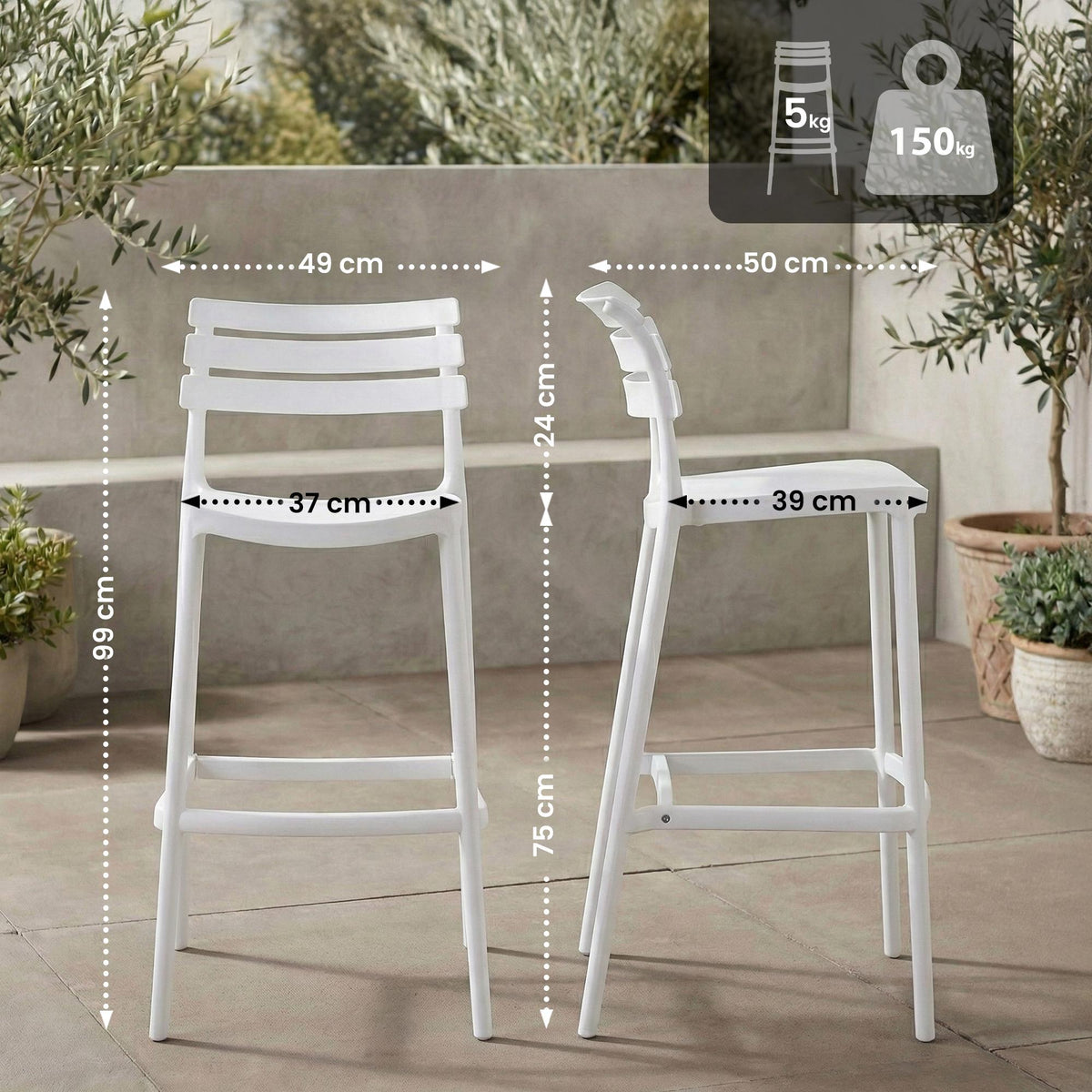 Barhocker Rafan – Ansicht 9