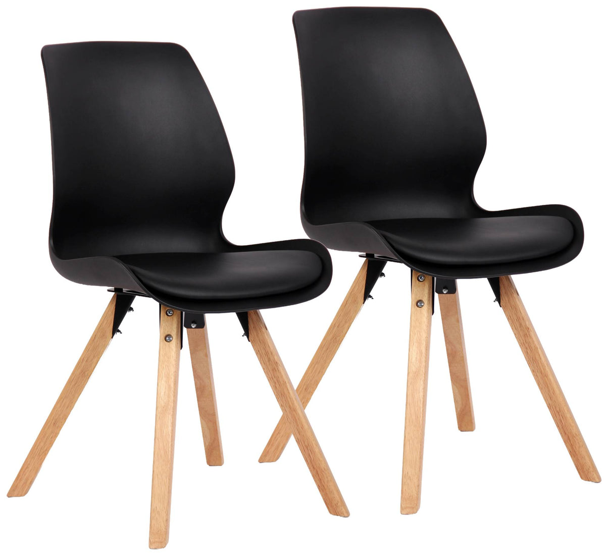 2er Set Stuhl Luna Kunststoff