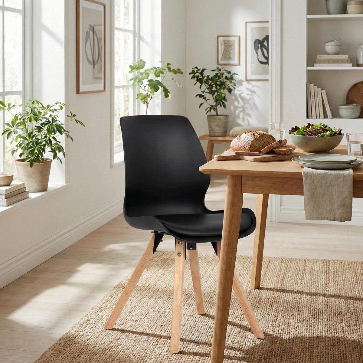 2er Set Stuhl Luna Kunststoff – Ansicht 3
