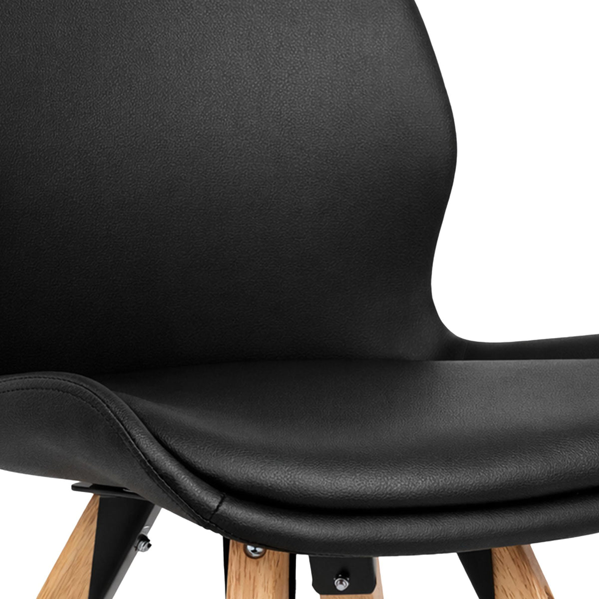 2er Set Stuhl Luna Kunstleder – Ansicht 7