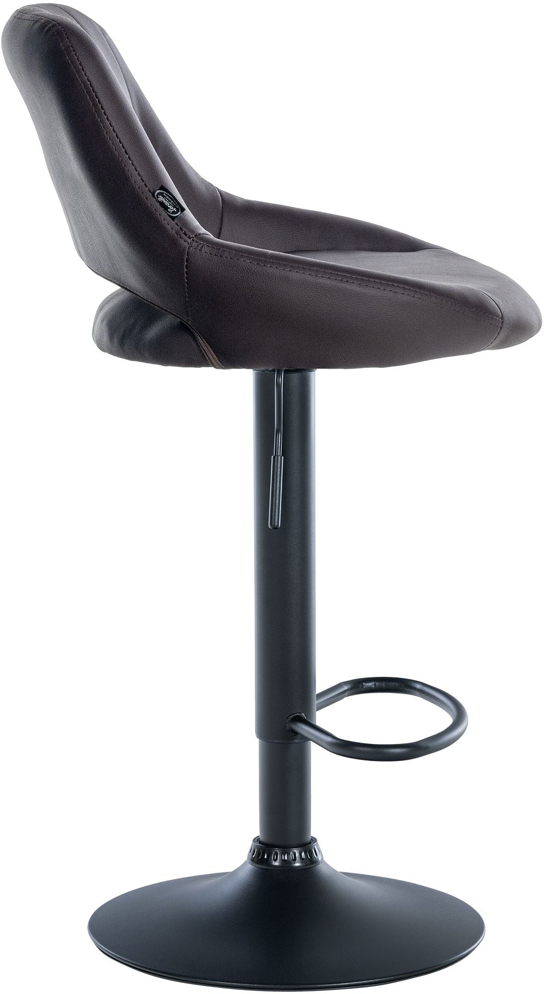 Barhocker Milet Kunstleder schwarz – Ansicht 5