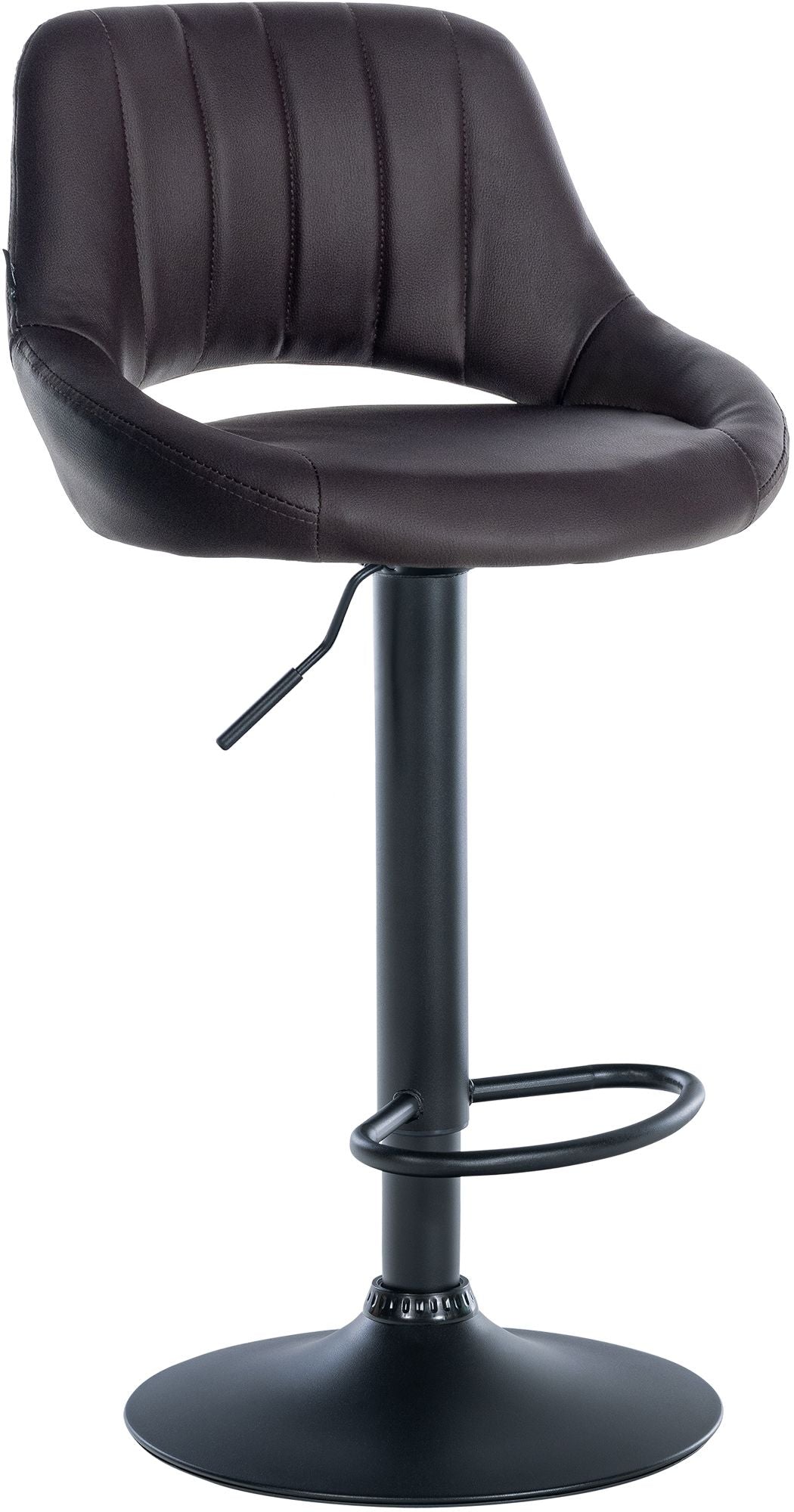Barhocker Milet Kunstleder schwarz