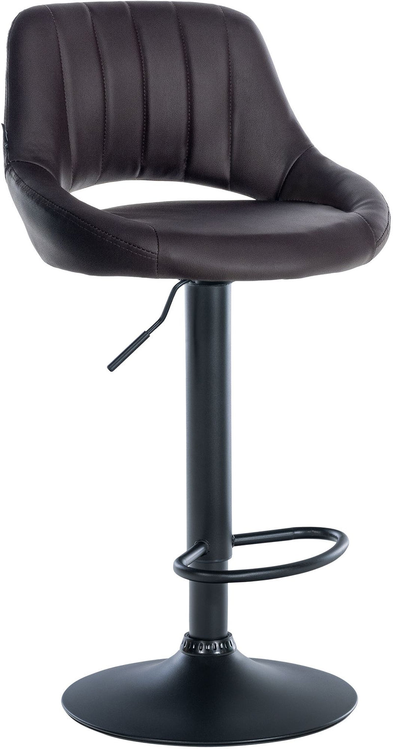 Barhocker Milet Kunstleder schwarz
