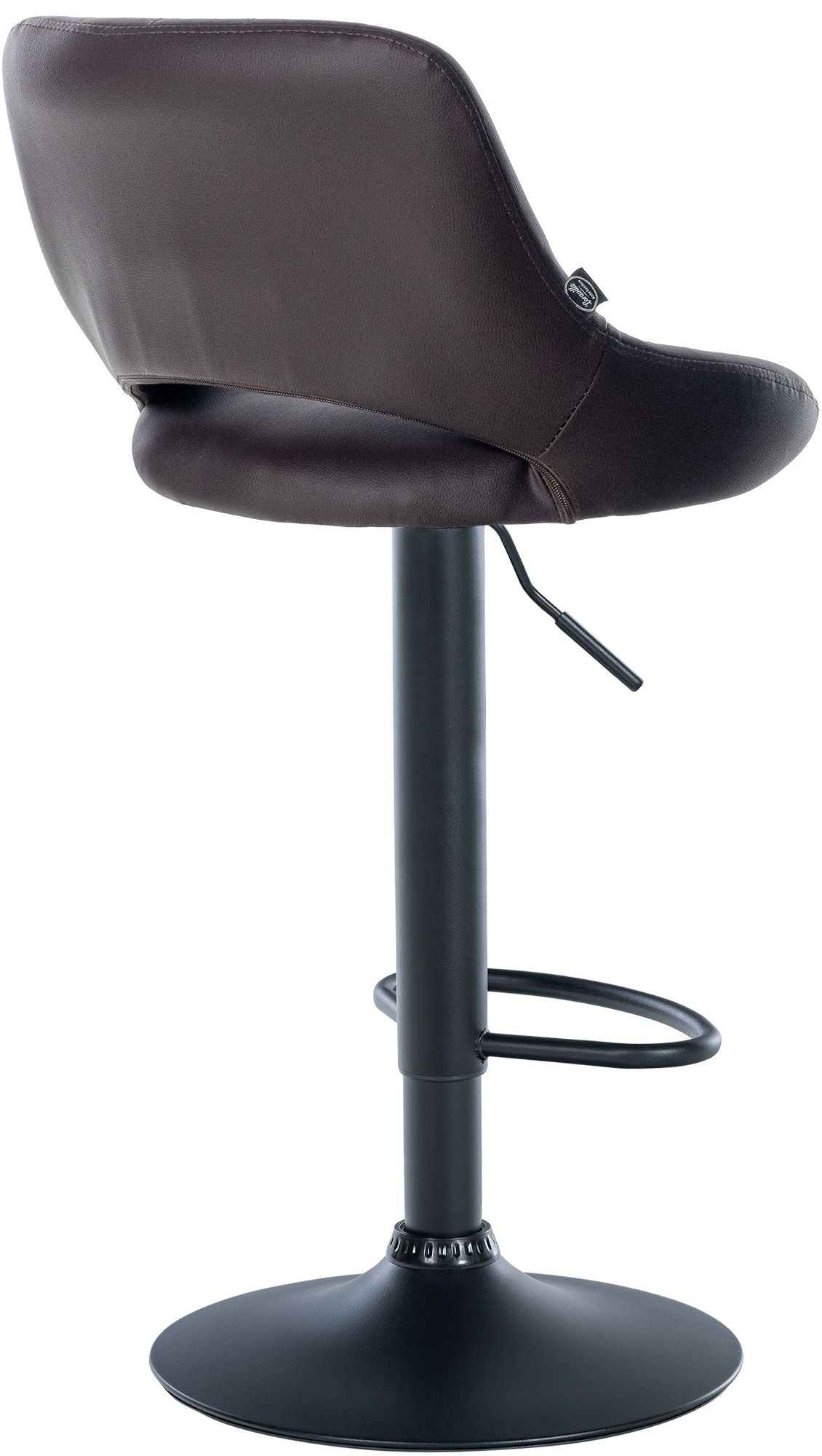 Barhocker Milet Kunstleder schwarz – Ansicht 6