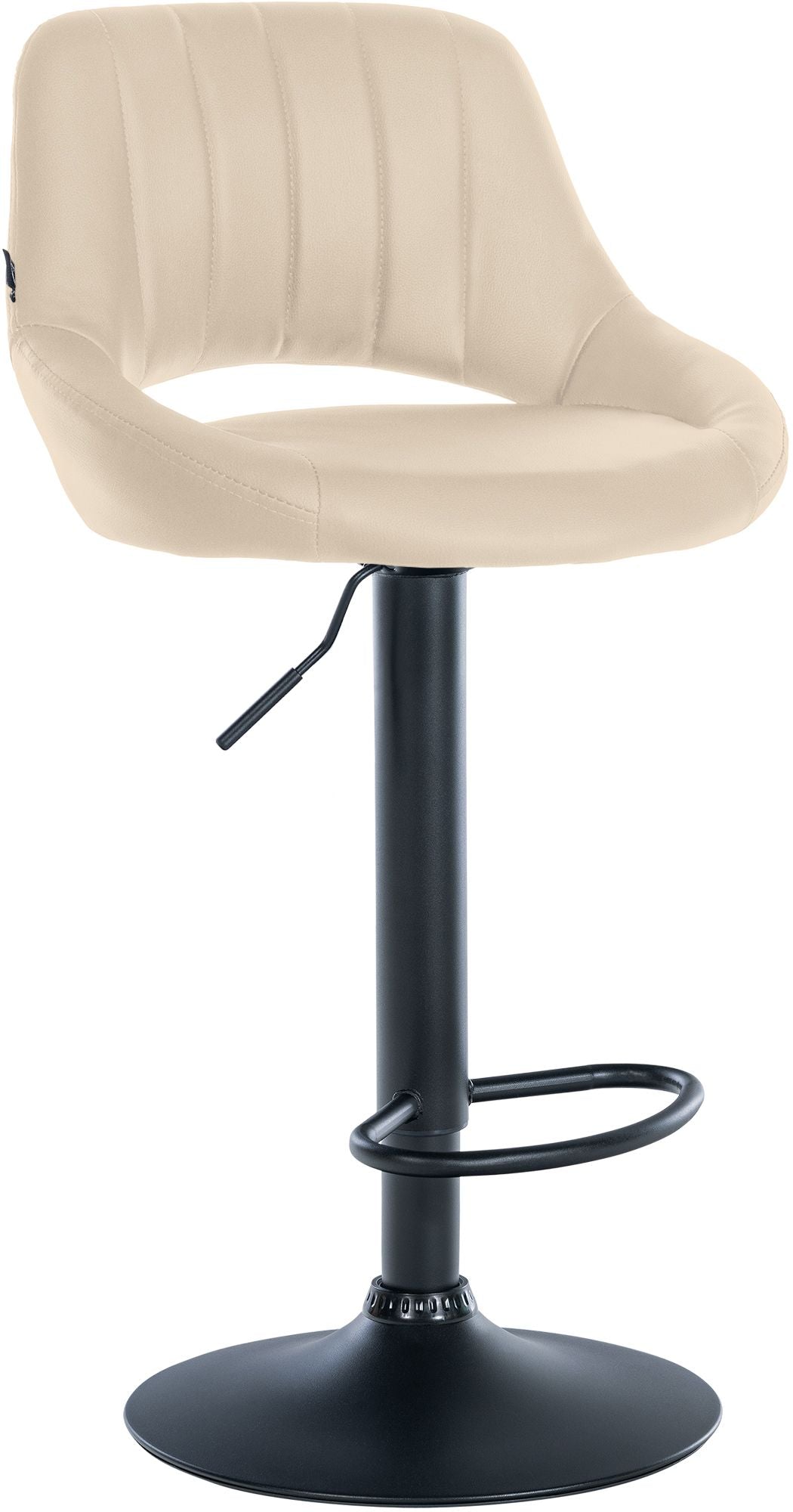 Barhocker Milet Kunstleder schwarz – Ansicht 8