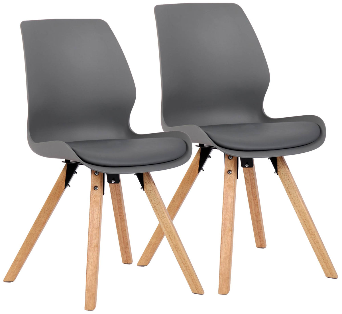 2er Set Stuhl Luna Kunstleder – Ansicht 15