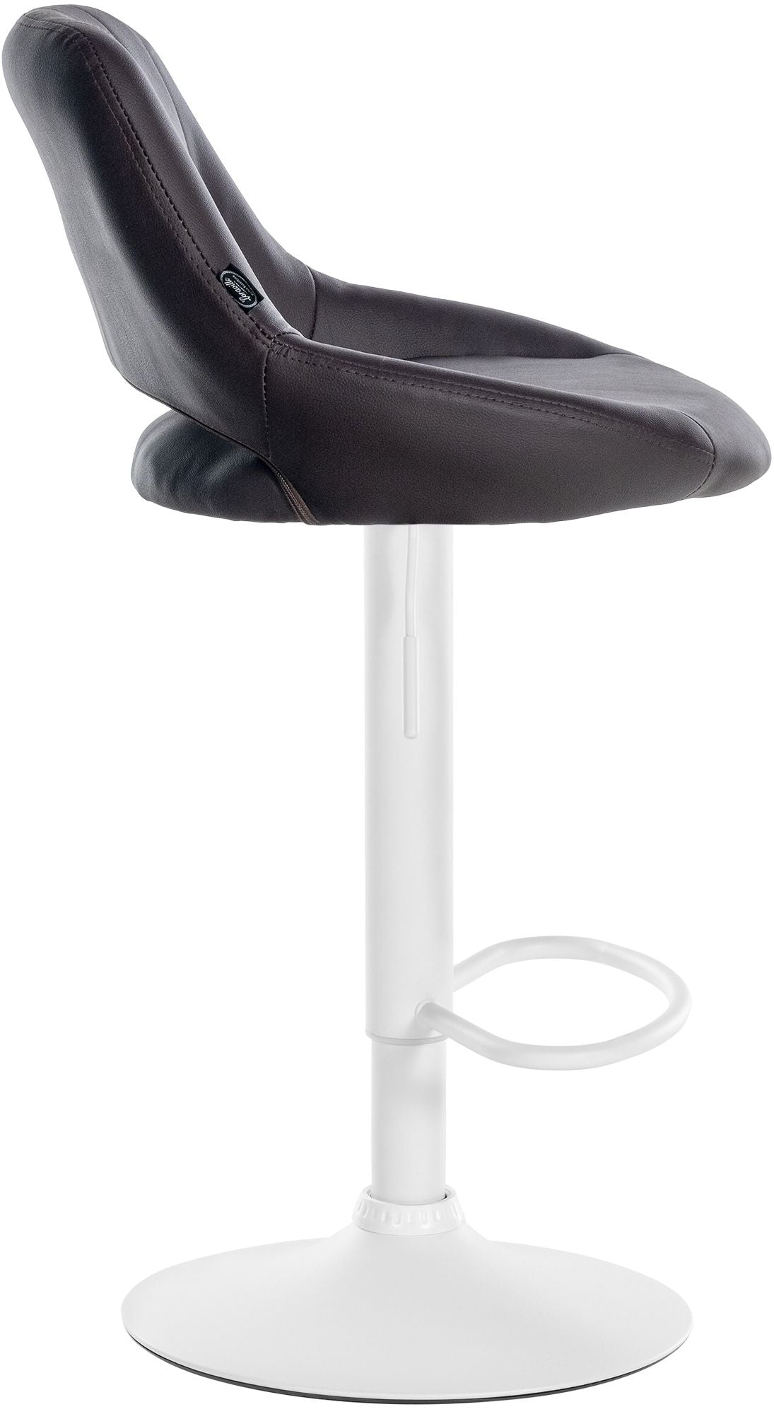Barhocker Milet Kunstleder weiß – Ansicht 5