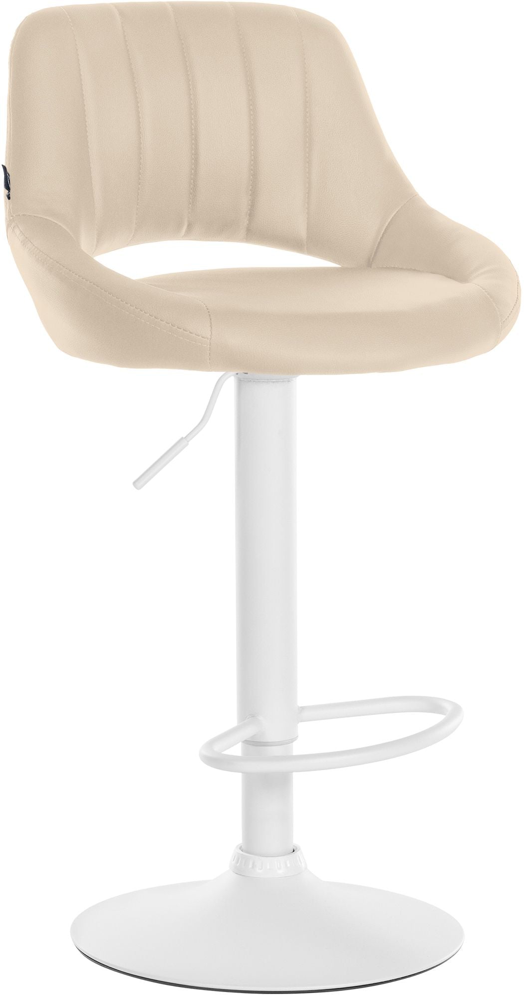 Barhocker Milet Kunstleder weiß – Ansicht 8