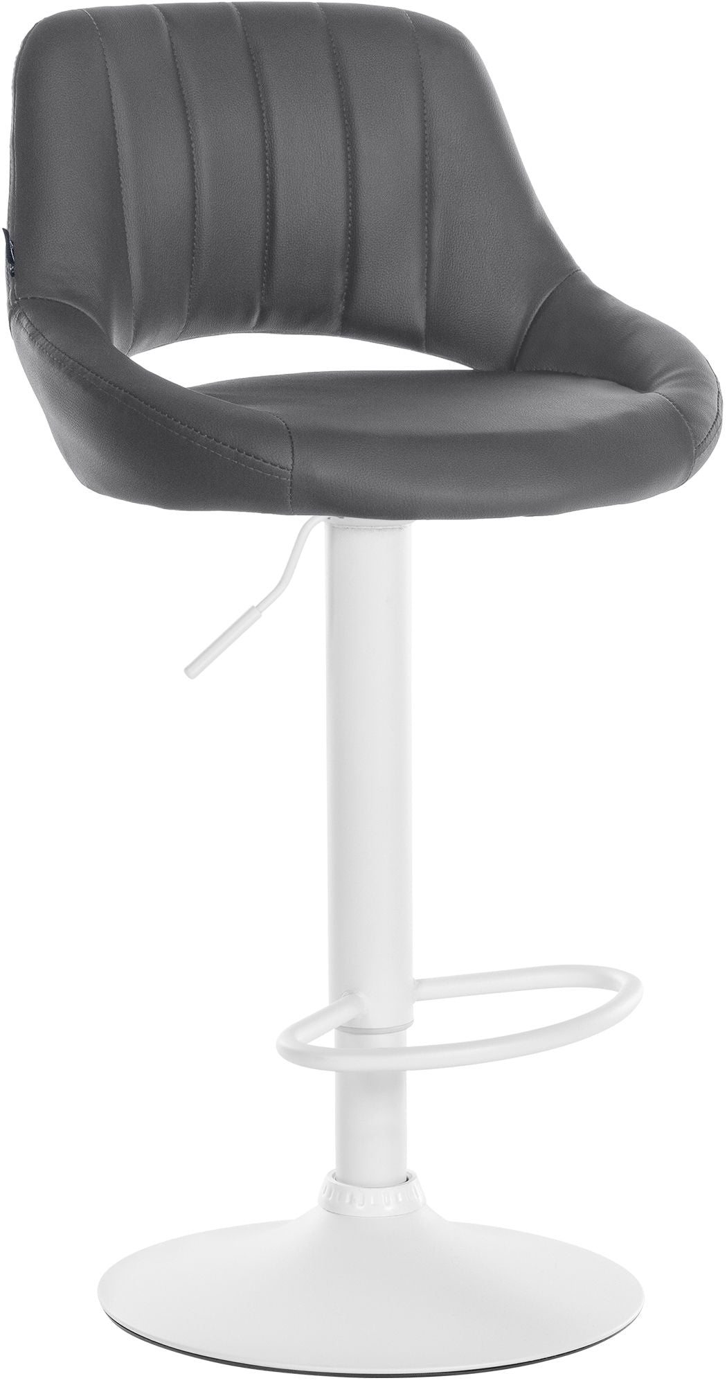 Barhocker Milet Kunstleder weiß – Ansicht 15
