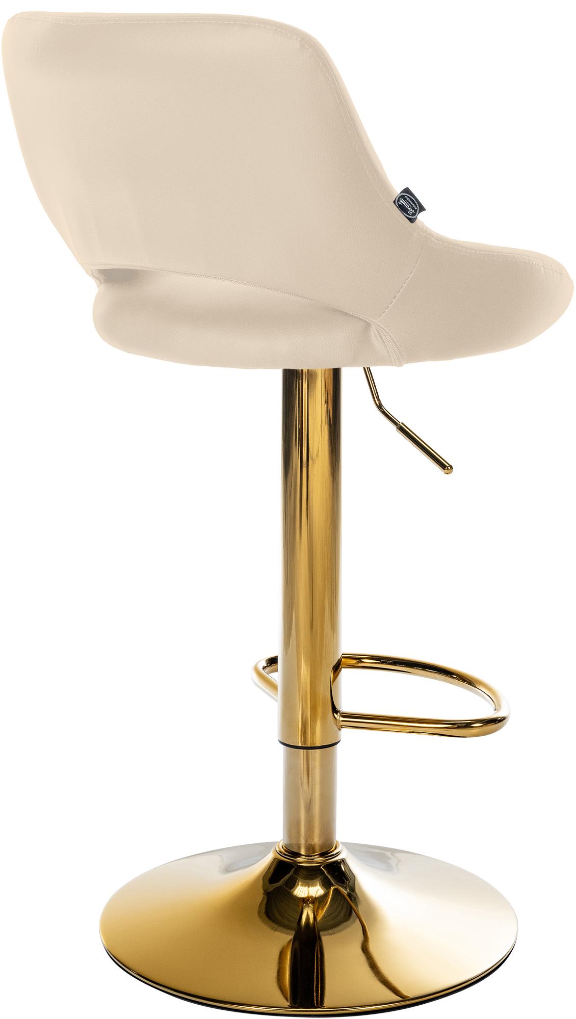 Barhocker Milet Kunstleder gold – Ansicht 6