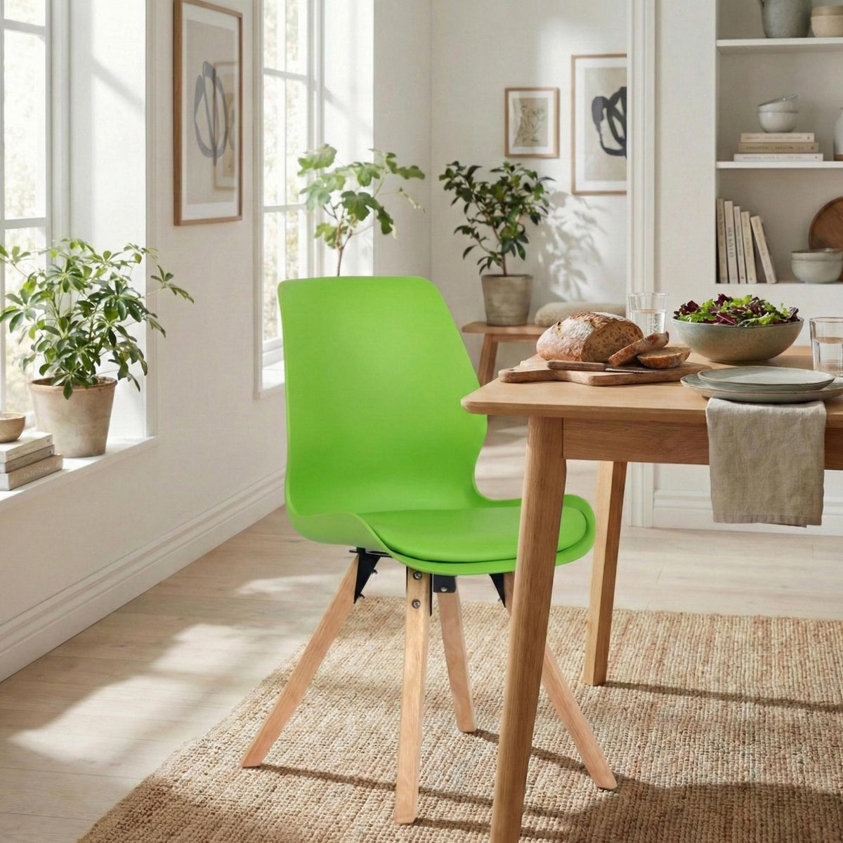 4er Set Stuhl Luna Kunststoff – Ansicht 10