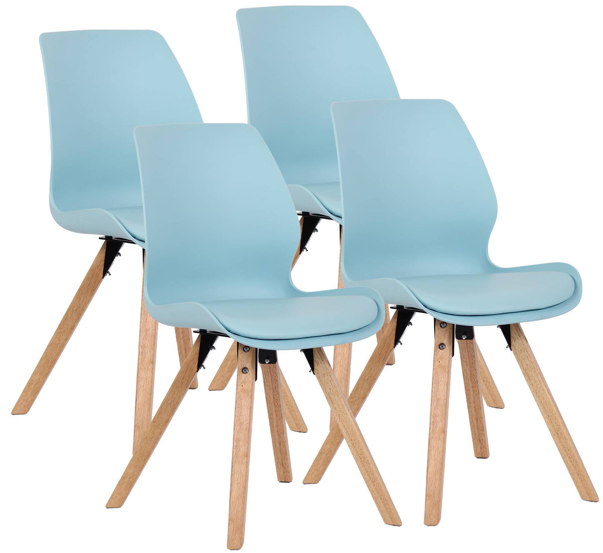 4er Set Stuhl Luna Kunststoff – Ansicht 15