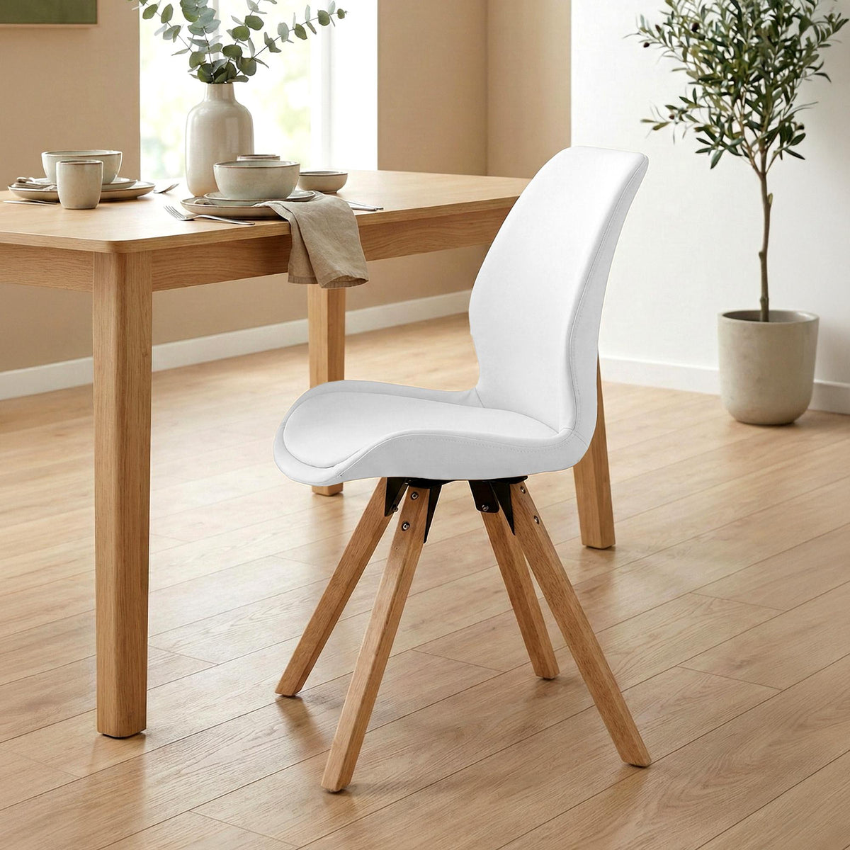 4er Set Stuhl Luna Kunstleder – Ansicht 10