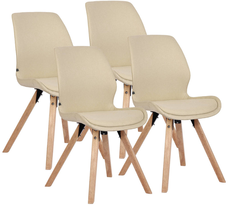 4er Set Stuhl Luna Stoff
