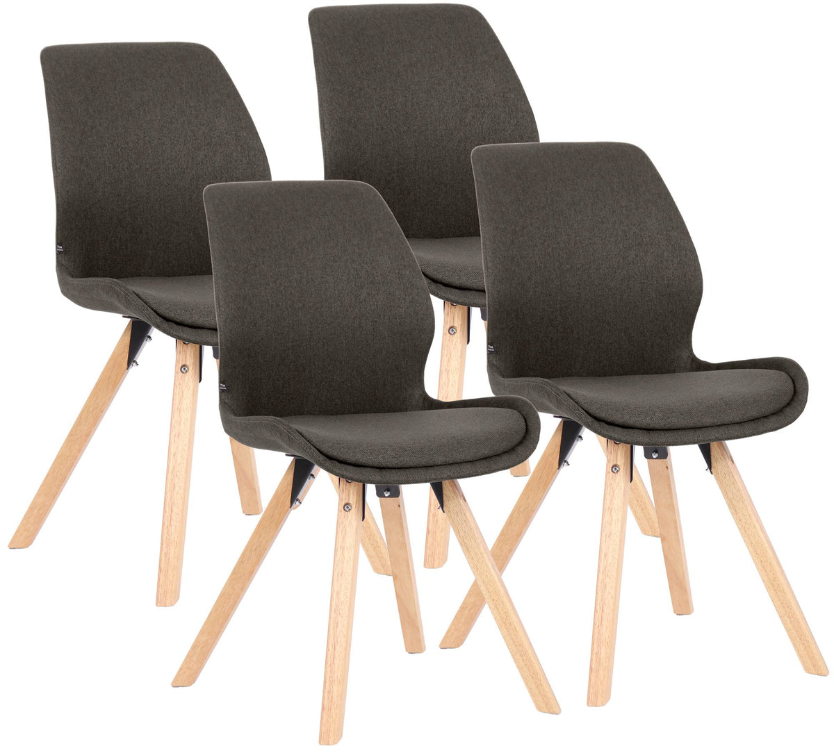 4er Set Stuhl Luna Stoff – Ansicht 8