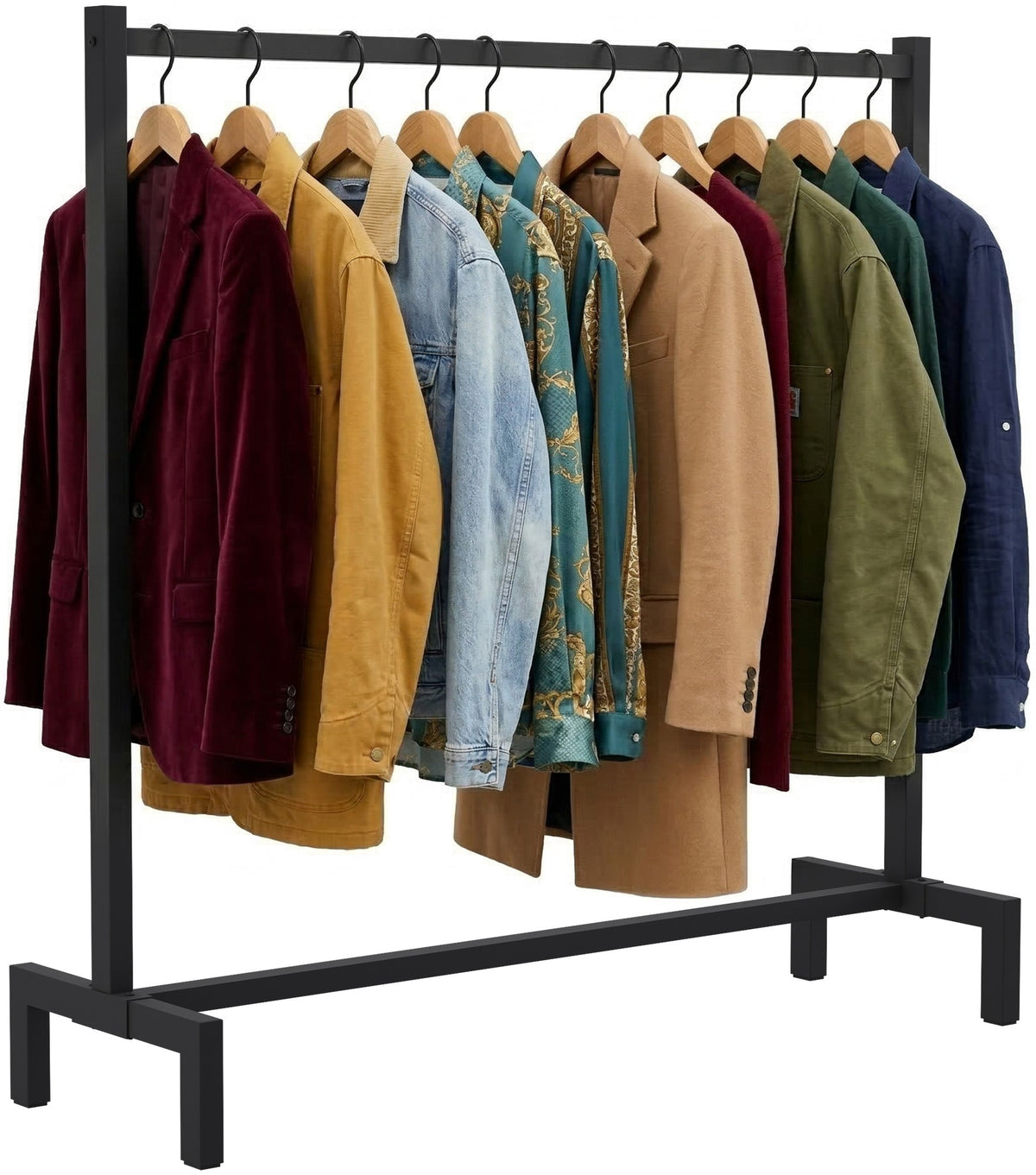 Kleiderständer Melva 120x38x120