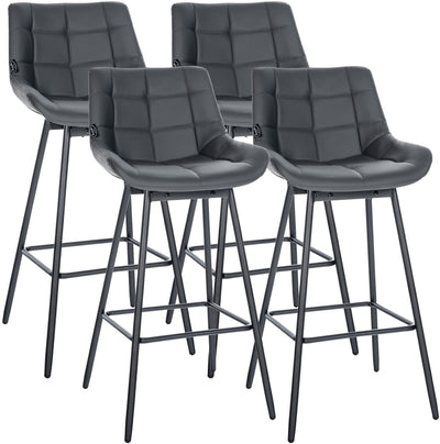 4er Set Barhocker Weston Schwenkbar Kunstleder