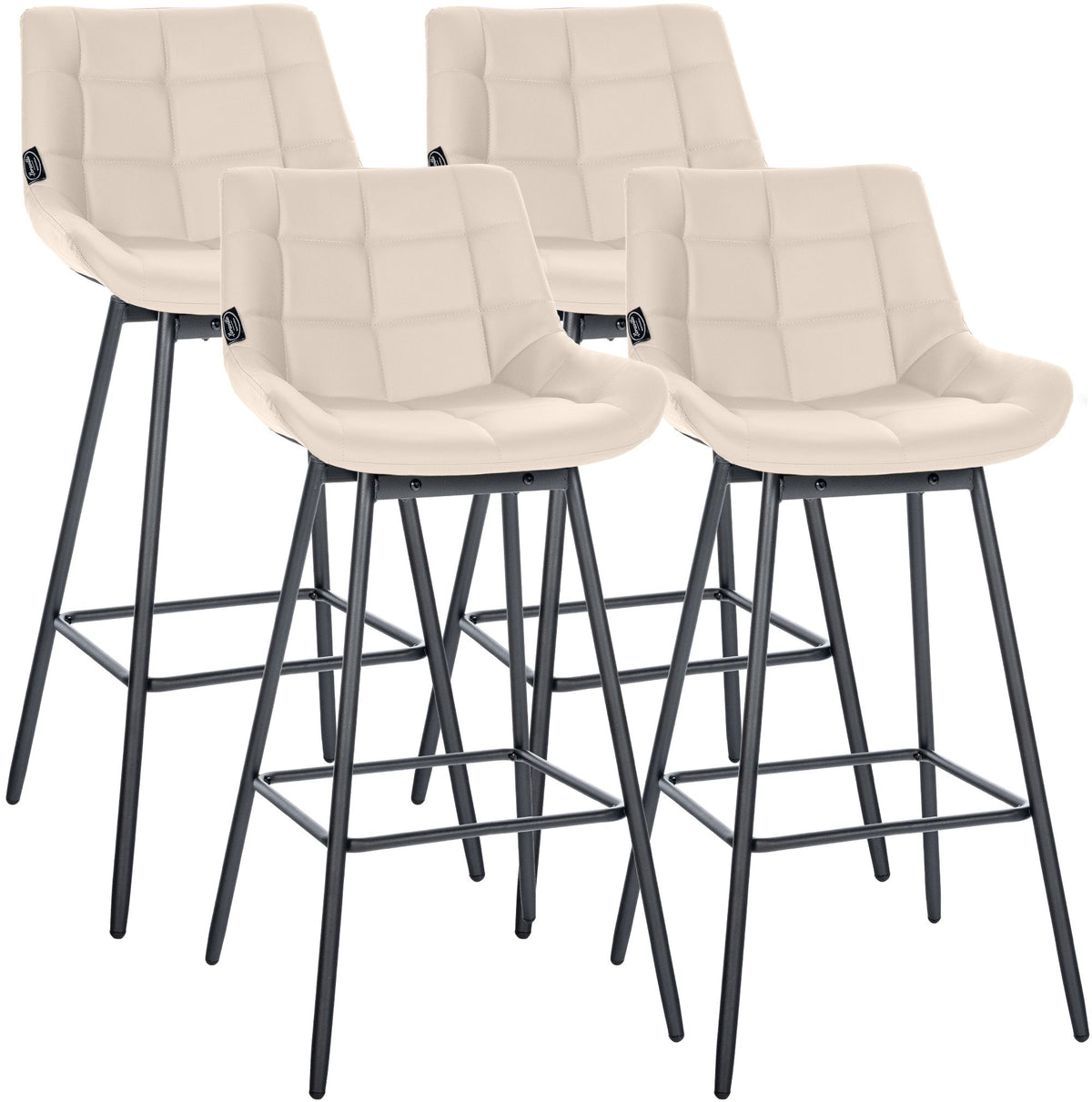 4er Set Barhocker Weston Schwenkbar Kunstleder – Ansicht 8