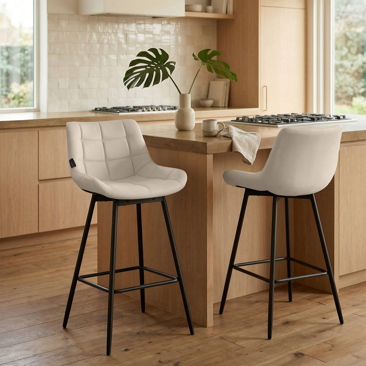 Barhocker Weston Schwenkbar Kunstleder – Ansicht 10
