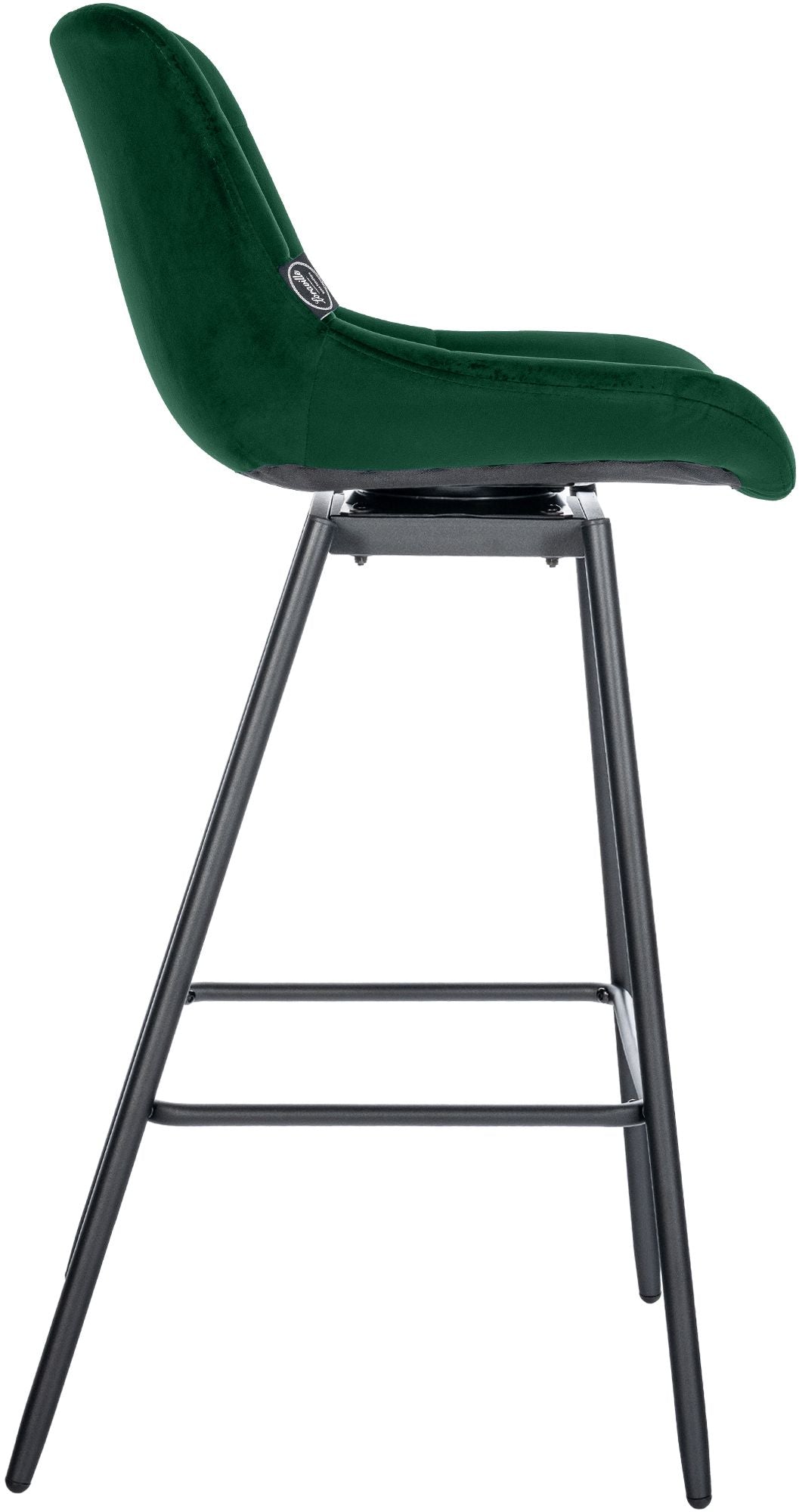 4er Set Barhocker Weston Schwenkbar Samt – Ansicht 5