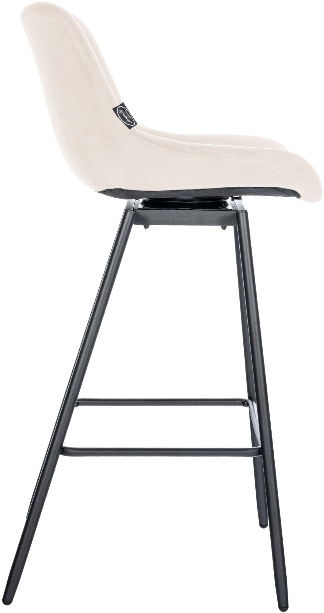 4er Set Barhocker Weston Schwenkbar Samt – Ansicht 19