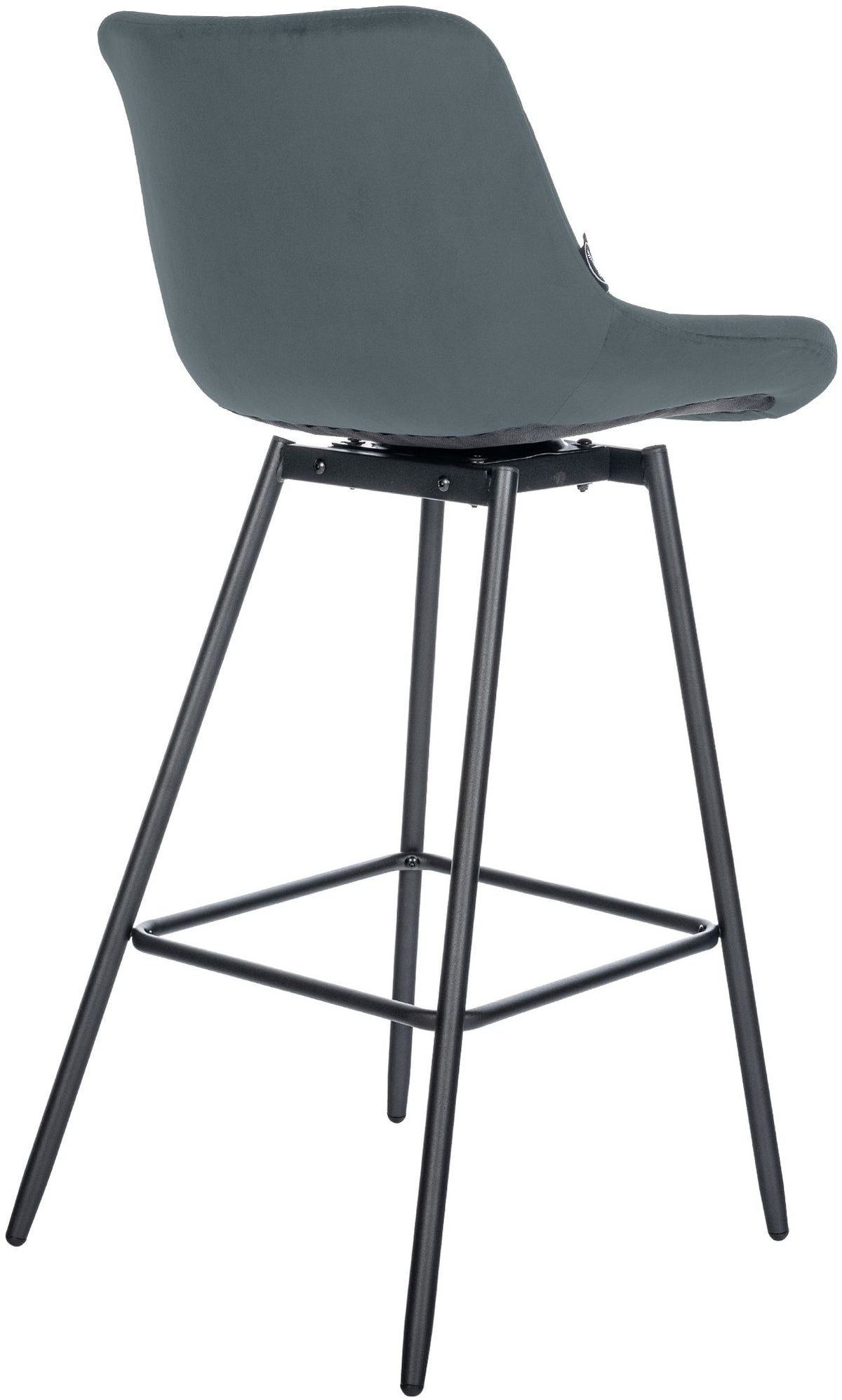 Barhocker Weston Schwenkbar Samt – Ansicht 6