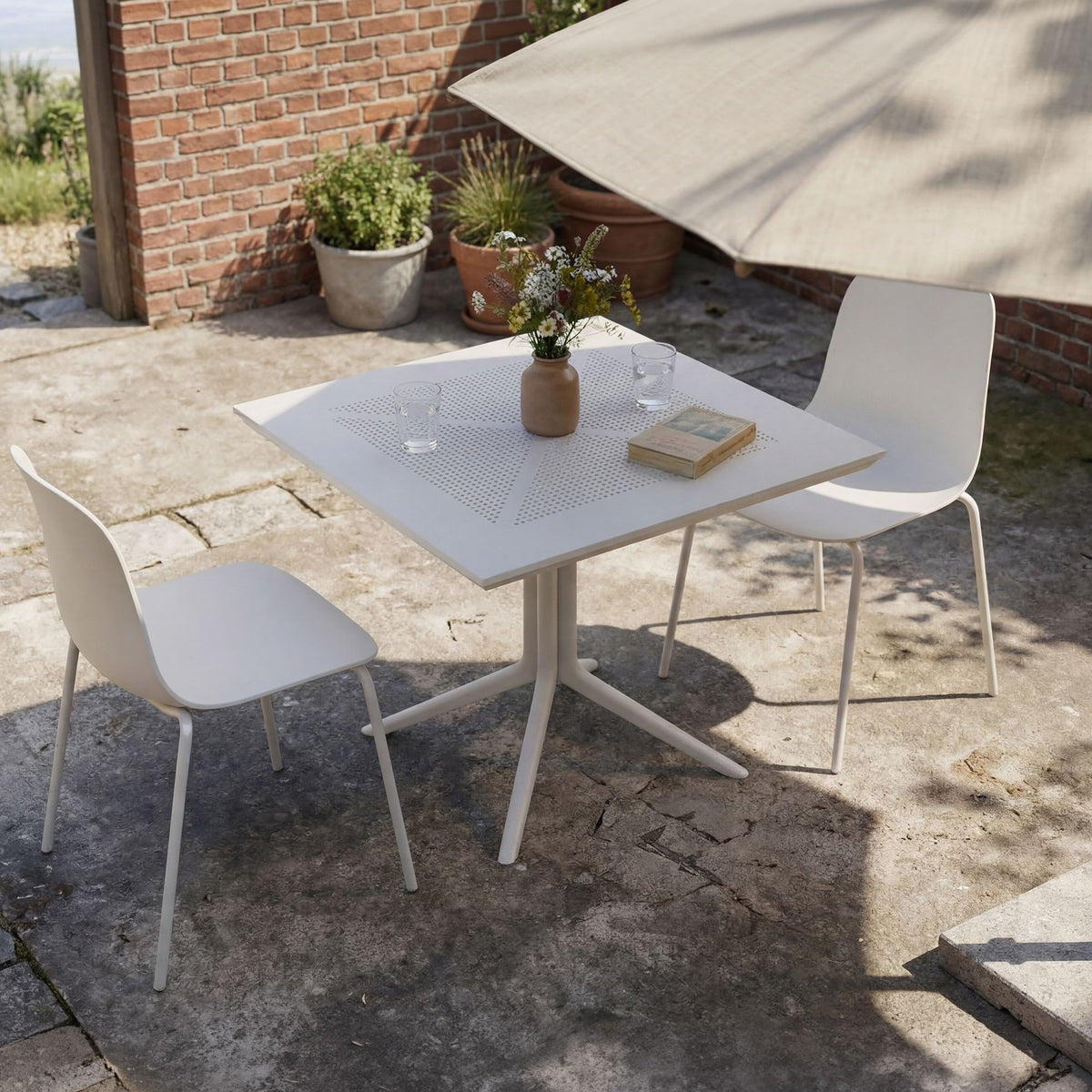 Gartenmöbel-Set Zeron mit 2 Stühlen – Ansicht 4