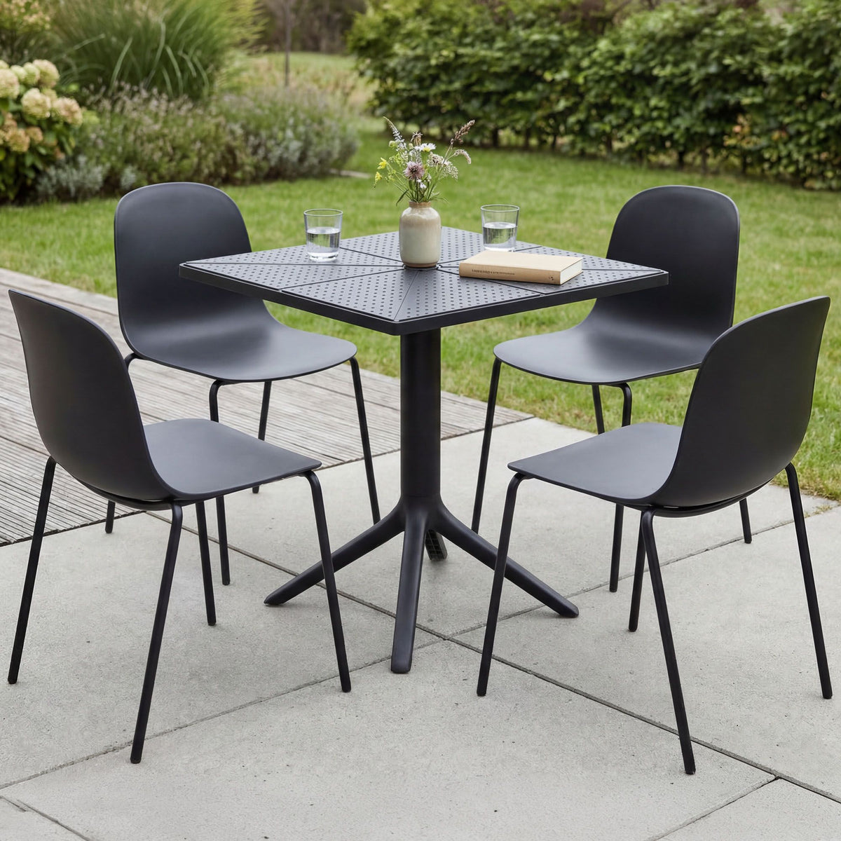 Gartenmöbel-Set Nerra mit 4 Stühlen – Ansicht 10