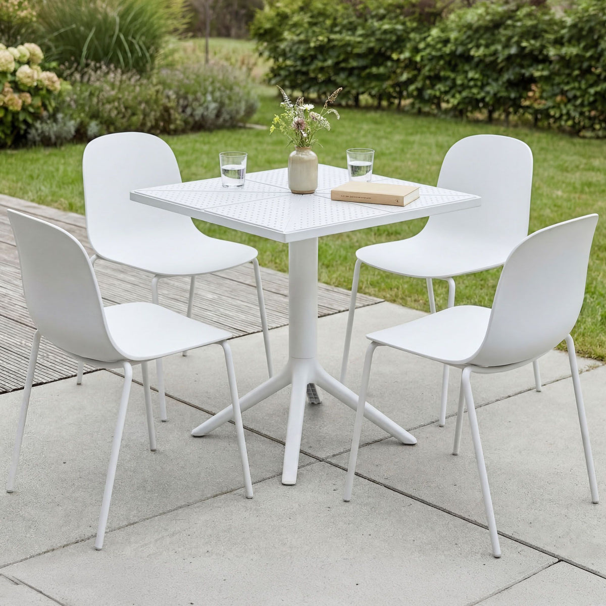 Gartenmöbel-Set Nerra mit 4 Stühlen – Ansicht 3
