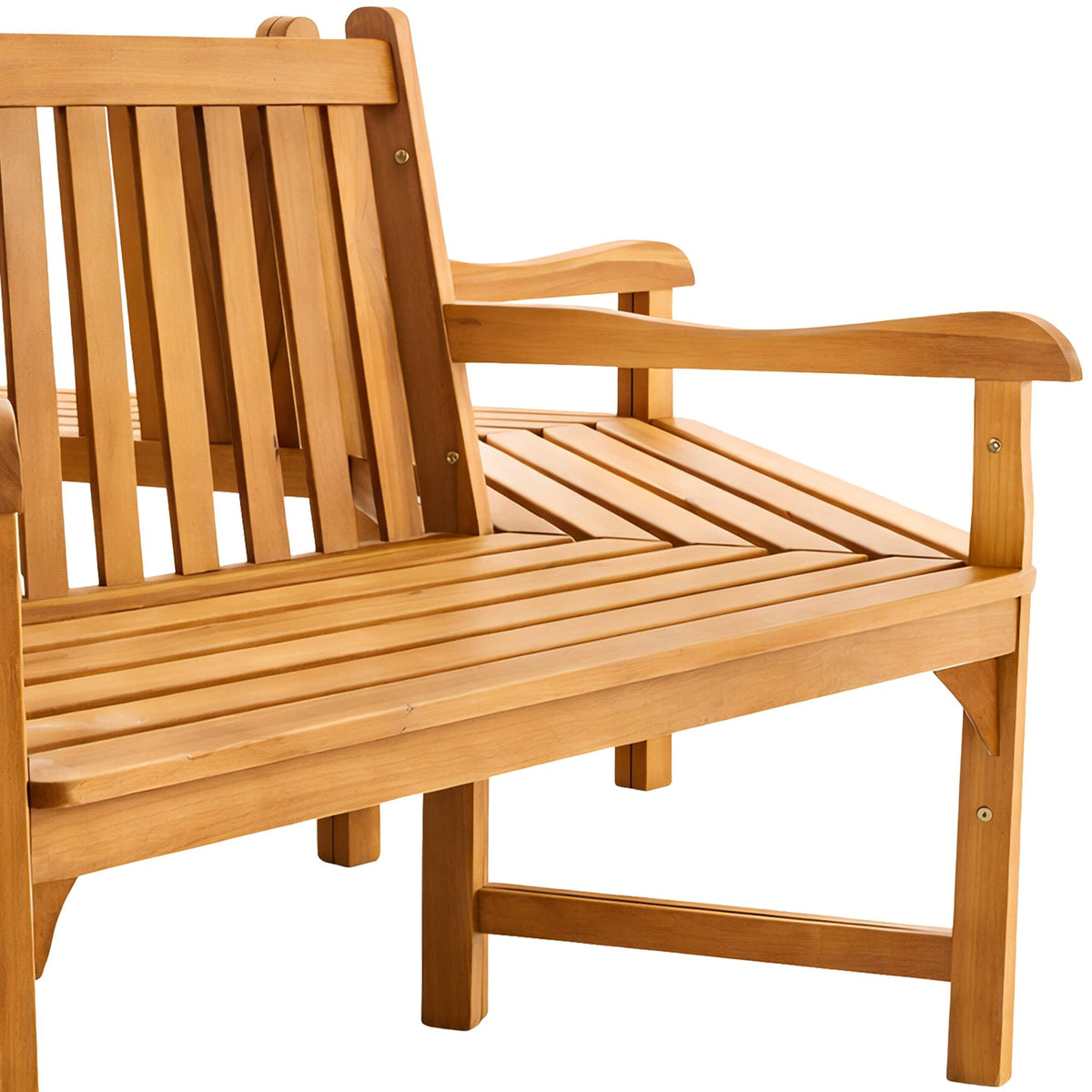 Baumbank Kenna mit Armlehne halbrund 250 cm – Ansicht 5