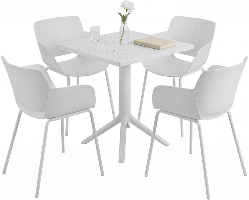 Gartenmöbel-Set Norva mit 4 Stühlen